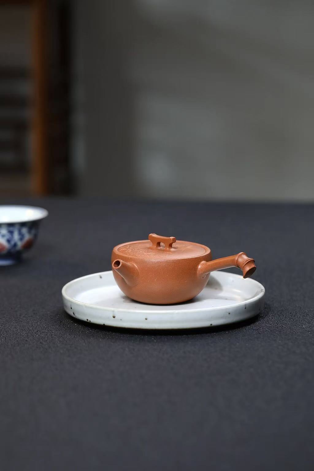 Handmade Yixing Zisha Teapot "Zhu Yun" (Bamboo Rhyme) | 竹韵 - 100ml