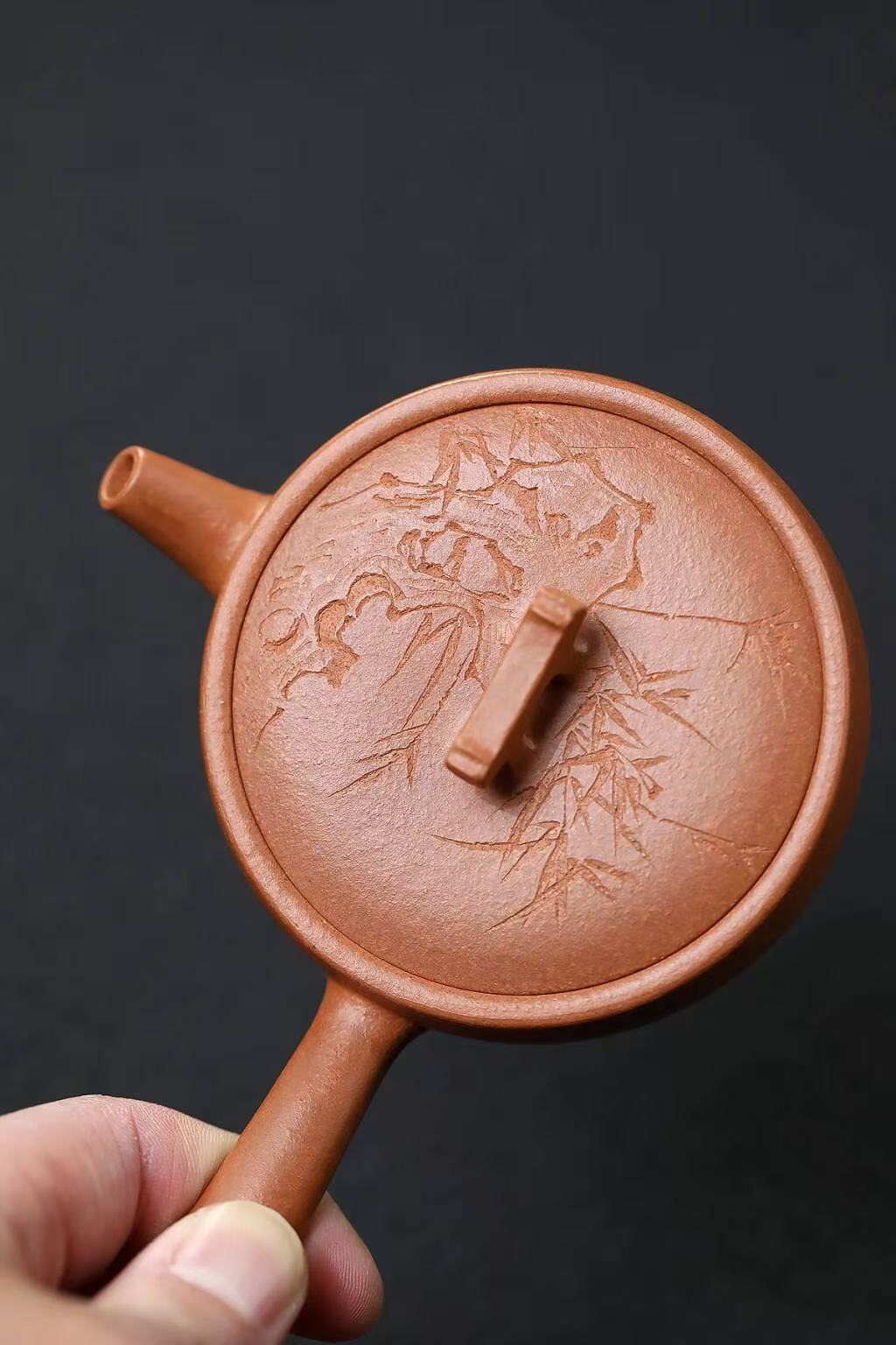 Handmade Yixing Zisha Teapot "Zhu Yun" (Bamboo Rhyme) | 竹韵 - 100ml