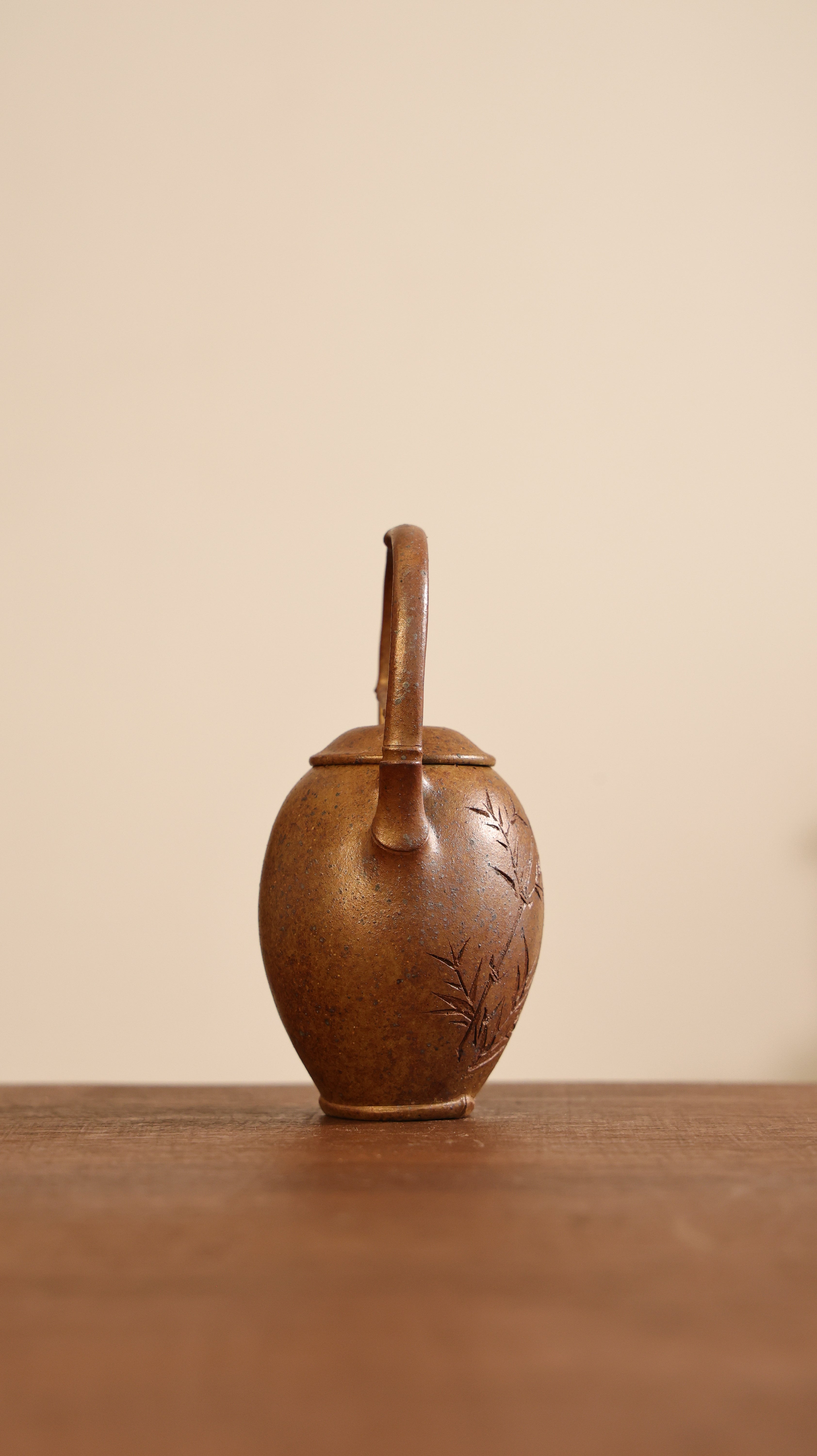 Handmade Yixing Zisha Teapot “Song Jun Ti Liang” | 松筠提梁 - 99ml