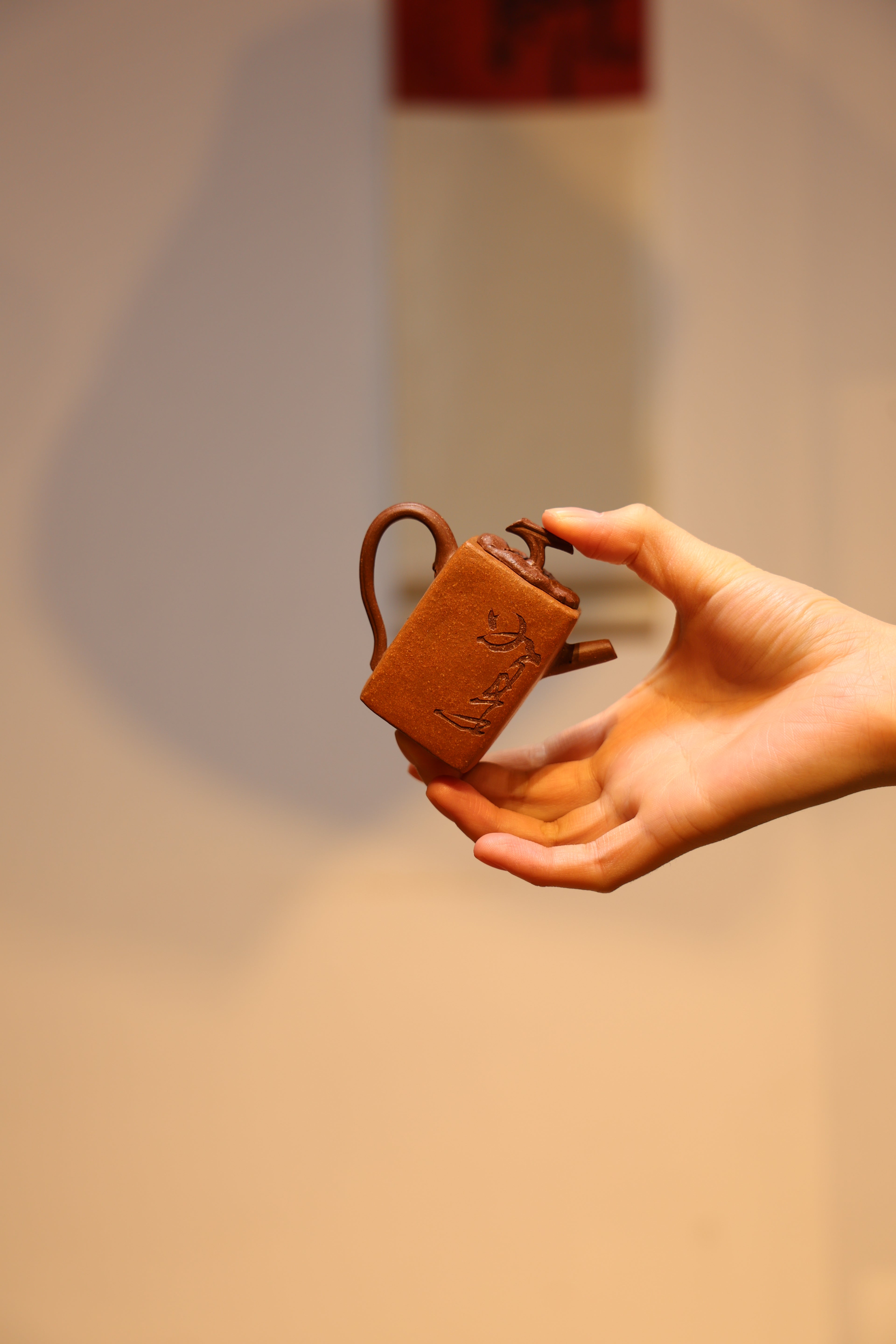 Handmade Yixing Zisha Teapot "Ru Shi Fang Shi" (Square Persimmon) | 如是方柿 - 180ml