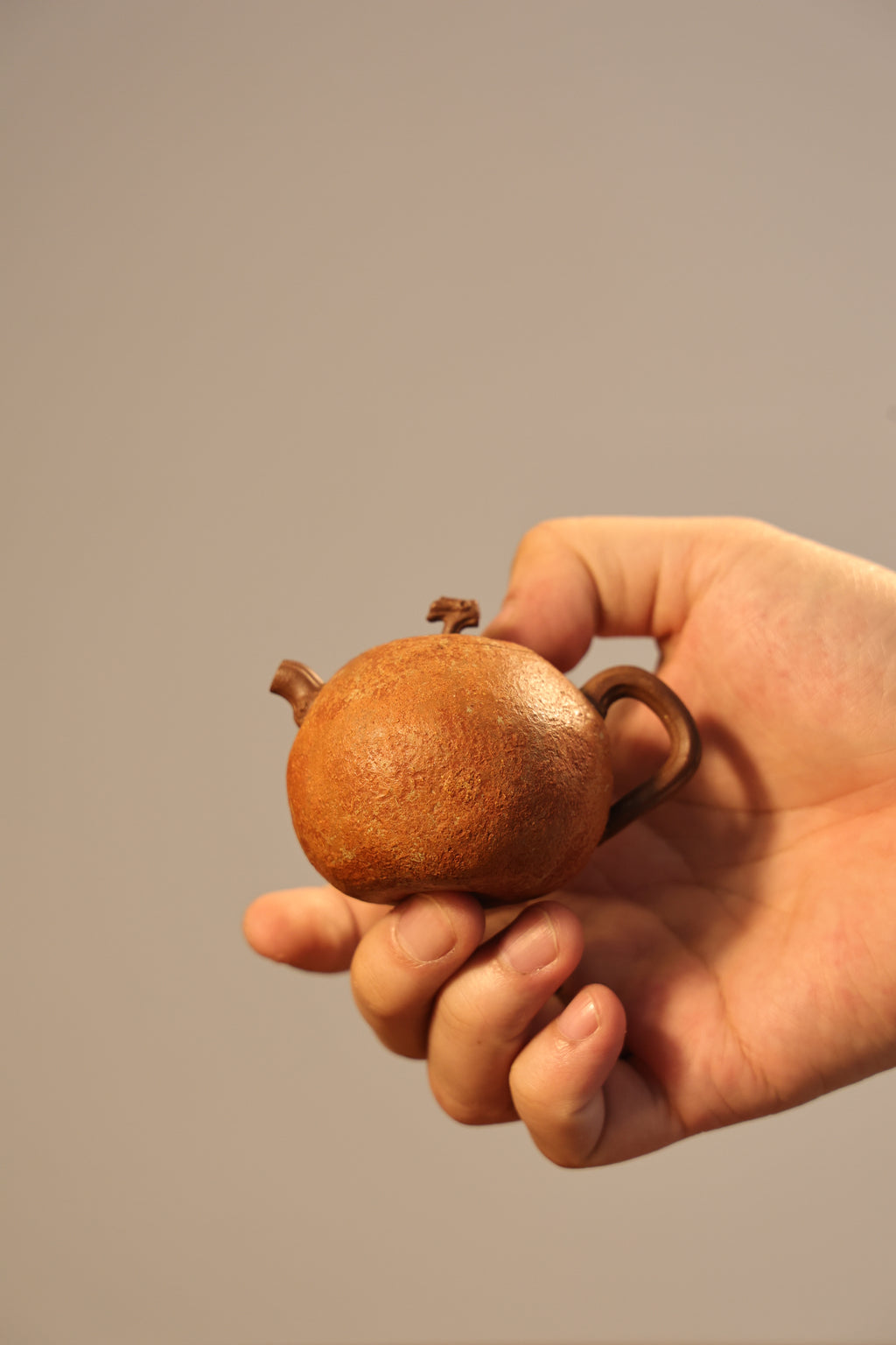 Handmade Yixing Zisha Teapot "Zi Zai Ye Ju"(Freedom Tangerine) | 自在野桔壶 - 91ml