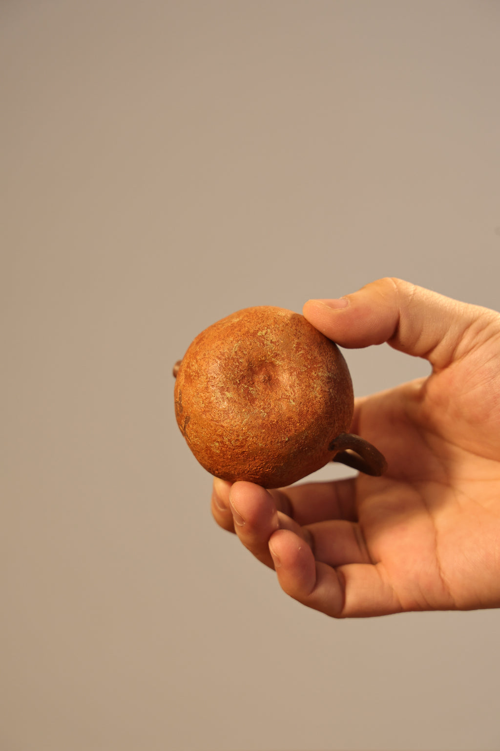 Handmade Yixing Zisha Teapot "Zi Zai Ye Ju"(Freedom Tangerine) | 自在野桔壶 - 91ml