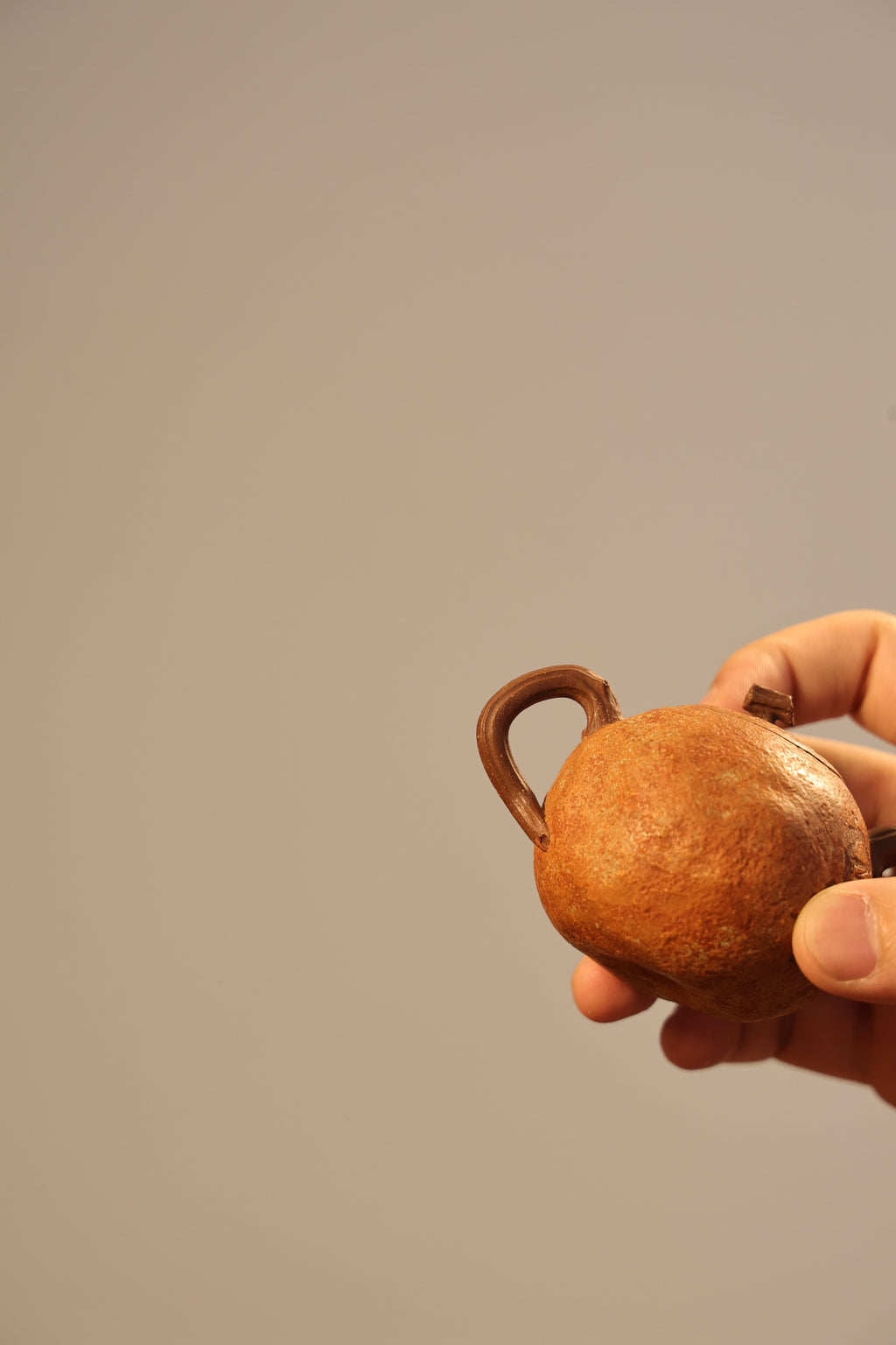 Handmade Yixing Zisha Teapot "Zi Zai Ye Ju"(Freedom Tangerine) | 自在野桔壶 - 91ml