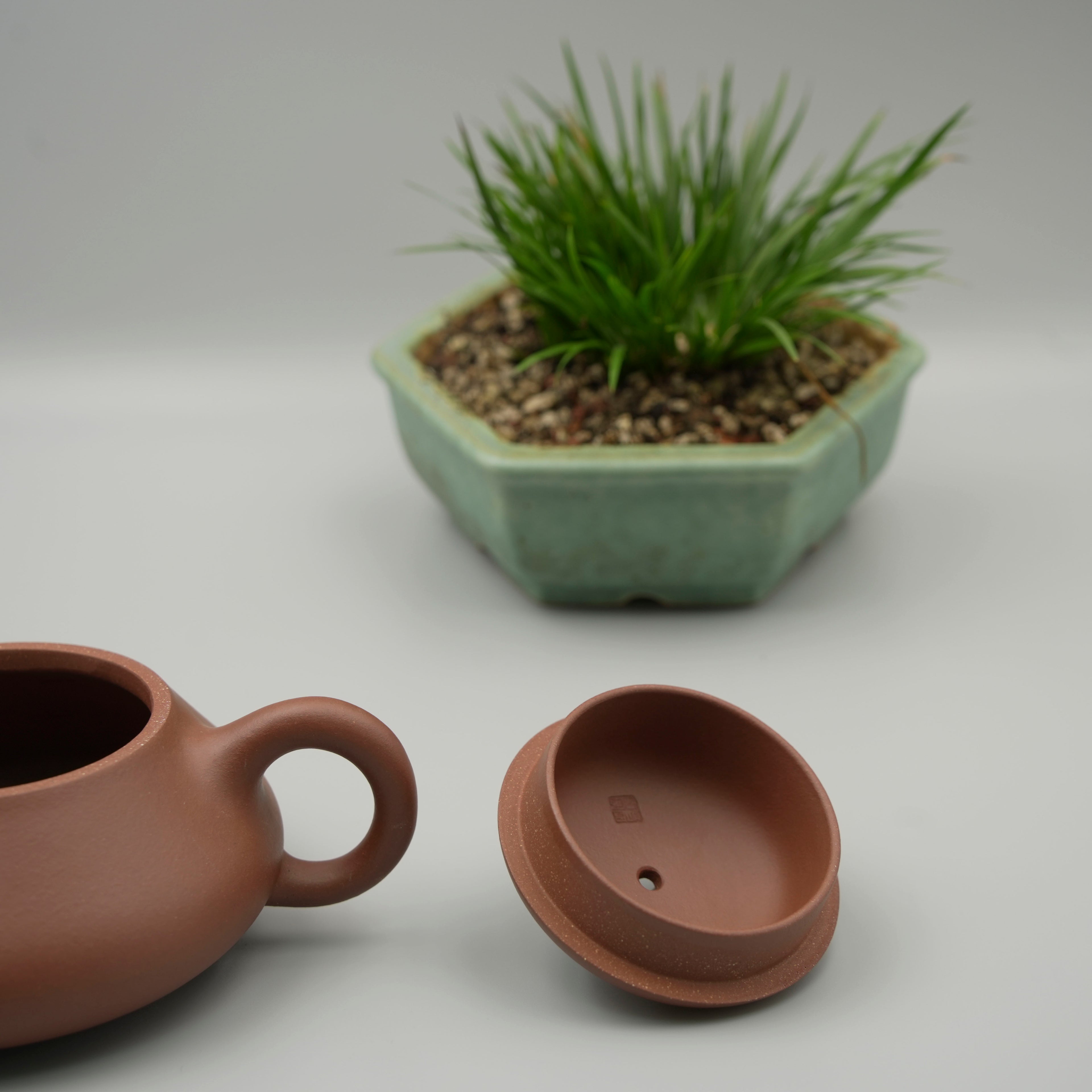 Handmade Yixing Zisha Teapot "Han Tang Shi Piao" | 汉棠石瓢 - 250ml