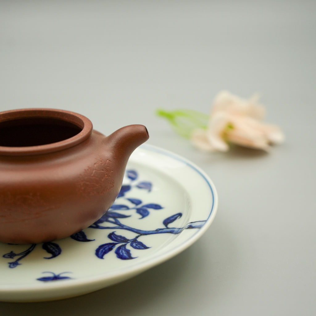 Fully Handmade Yixing Zisha Teapot "Fanggu" | 仿古带刻 - 200ml
