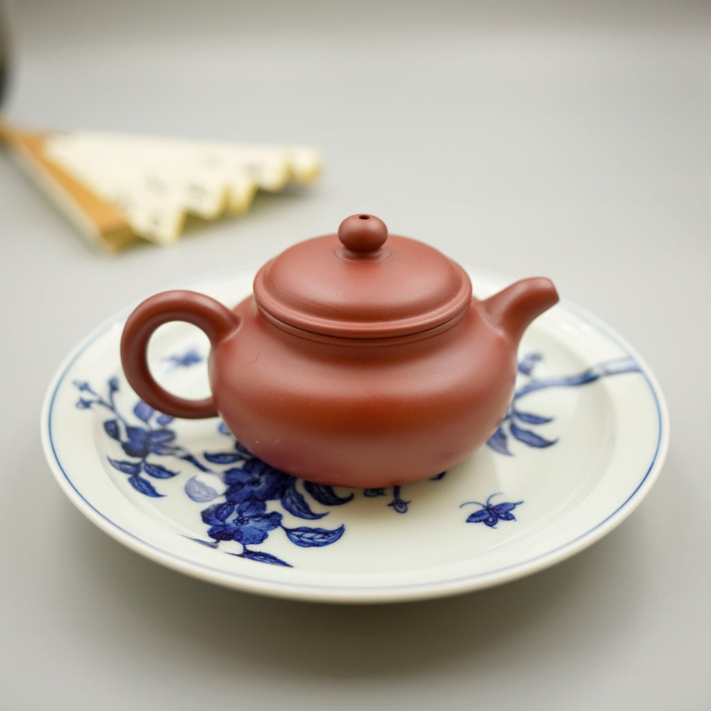 Handmade Yixing Zisha Teapot "Da Hong Pao Fang Gu" (Resembling Antiquity) | 大红袍仿古 - 201ml