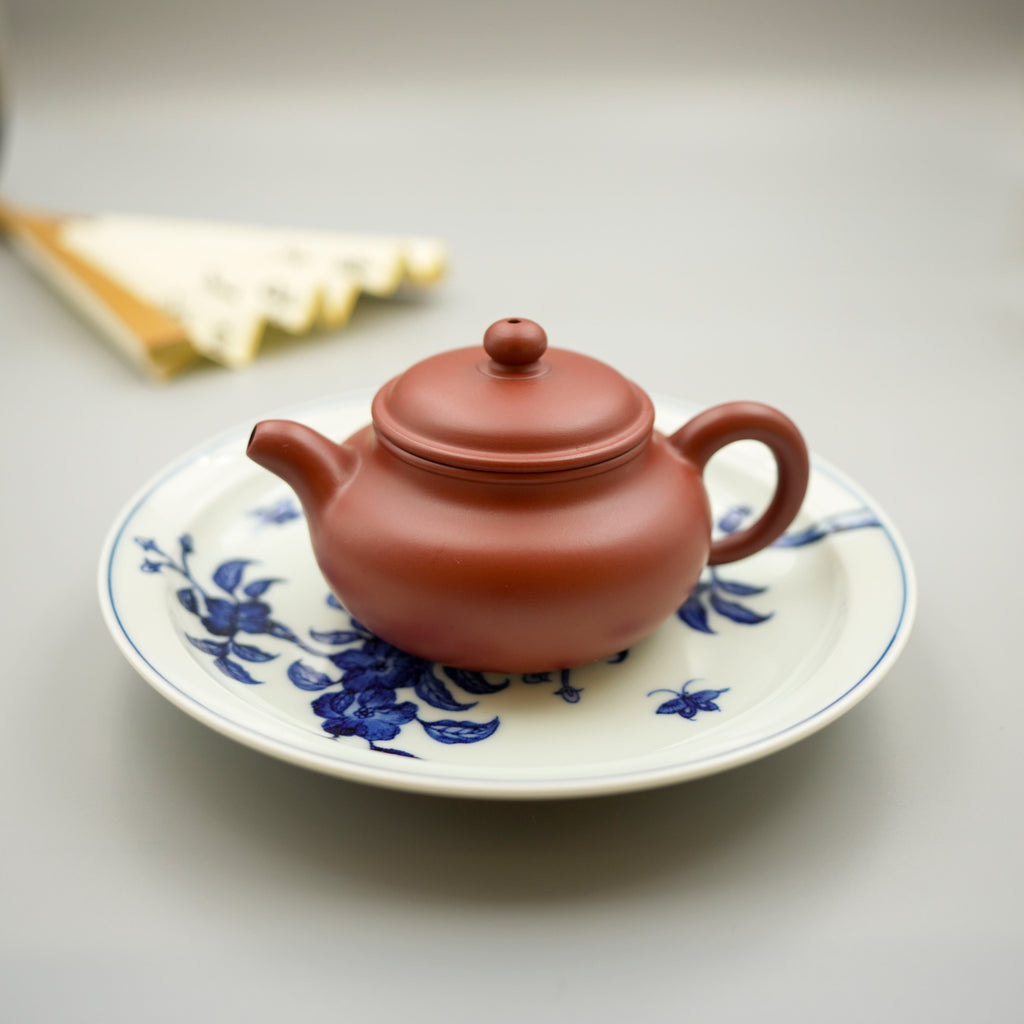 Handmade Yixing Zisha Teapot "Da Hong Pao Fang Gu" (Resembling Antiquity) | 大红袍仿古 - 201ml