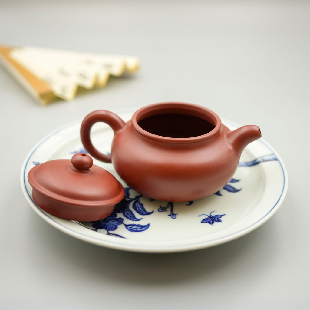 Handmade Yixing Zisha Teapot "Da Hong Pao Fang Gu" (Resembling Antiquity) | 大红袍仿古 - 201ml