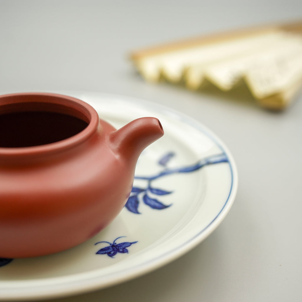 Handmade Yixing Zisha Teapot "Da Hong Pao Fang Gu" (Resembling Antiquity) | 大红袍仿古 - 201ml