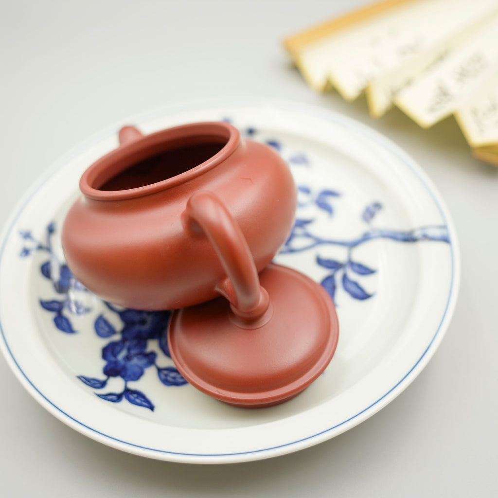 Handmade Yixing Zisha Teapot "Da Hong Pao Fang Gu" (Resembling Antiquity) | 大红袍仿古 - 201ml
