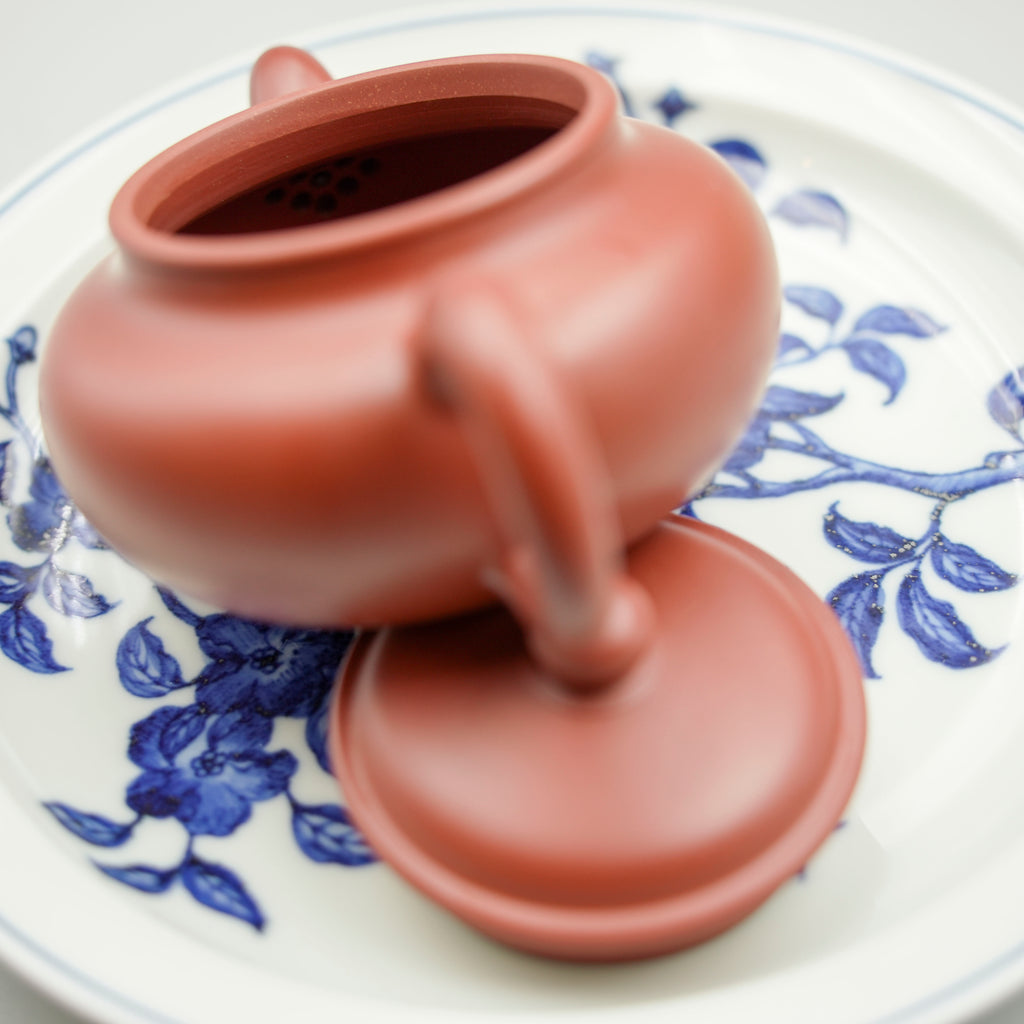 Handmade Yixing Zisha Teapot "Da Hong Pao Fang Gu" (Resembling Antiquity) | 大红袍仿古 - 201ml