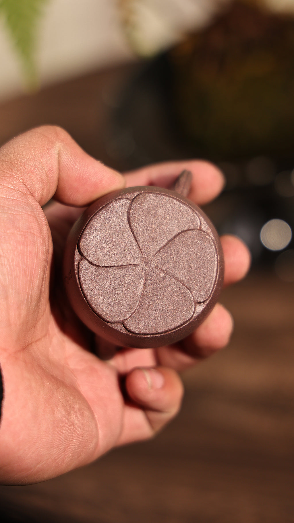 Handmade Yixing Zisha Teapot “Mei Yin Qin Quan” (Plum Blossom) | 梅隐秦权 - 97ml