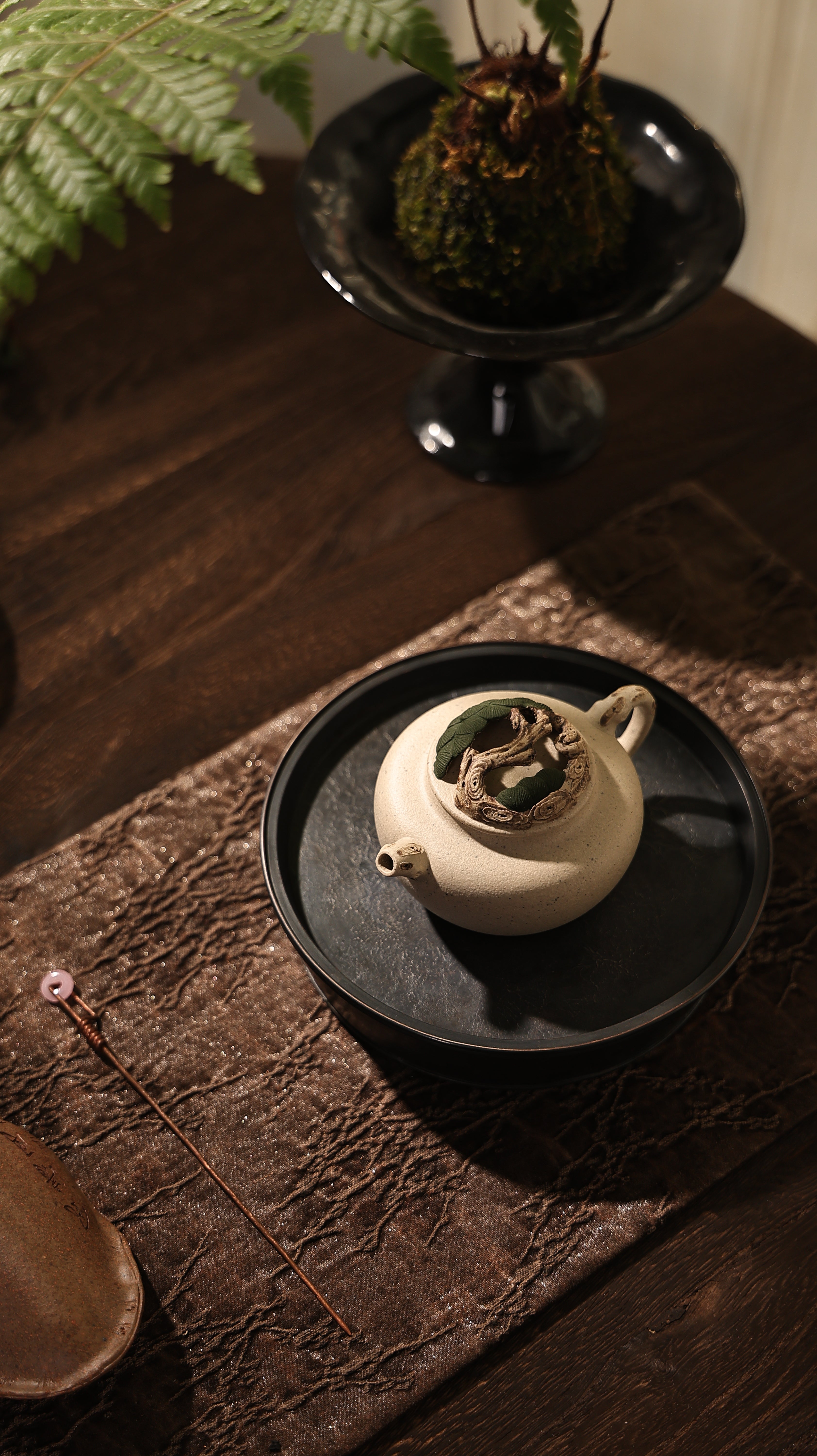 Handmade Yixing Zisha Teapot - "Yun Song" (Cloud Pine) | 云松- 103ml