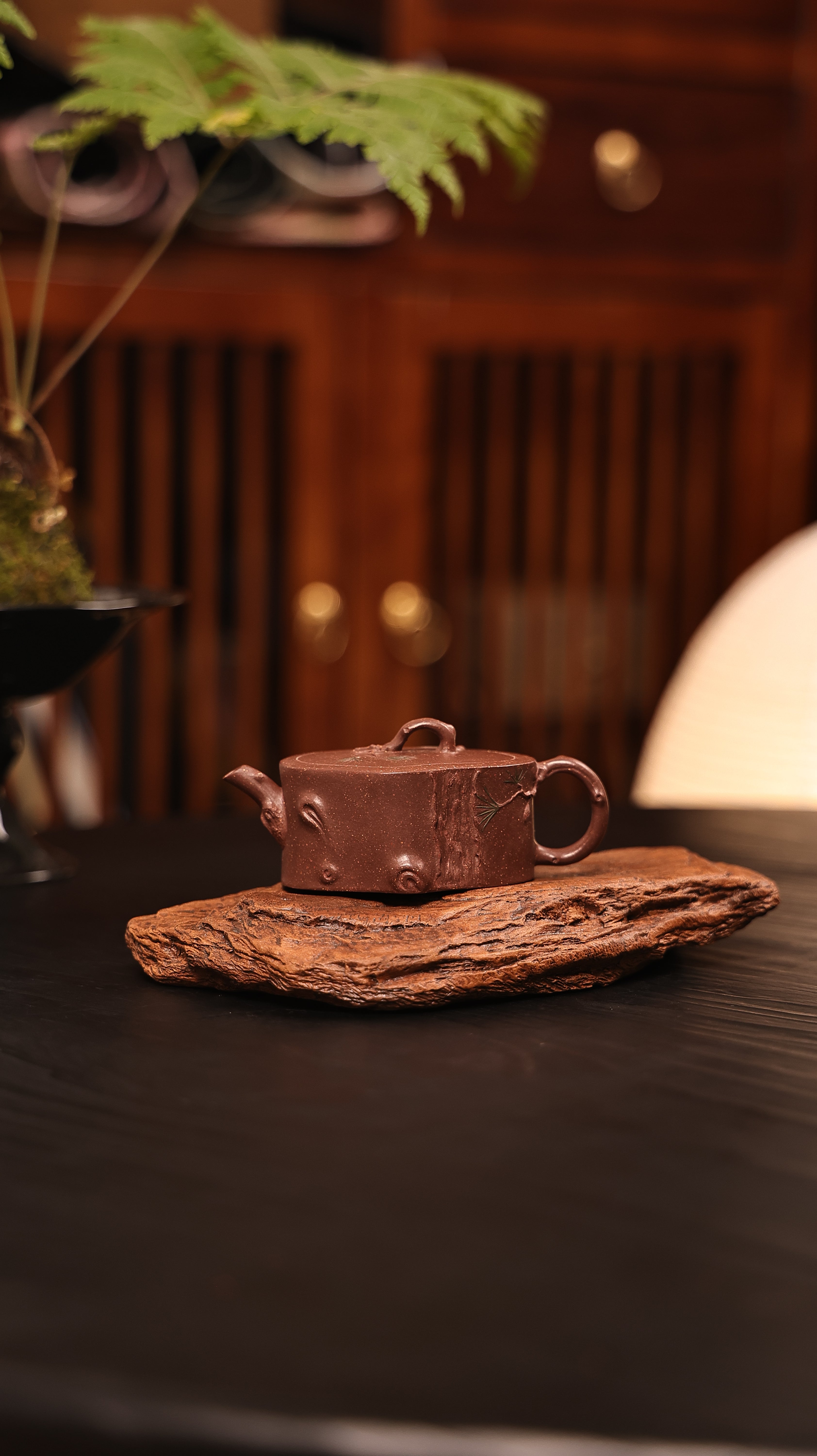 Handmade Yixing Zisha Teapot "Xue Song" (Snow Pine) | 雪松- 102ml