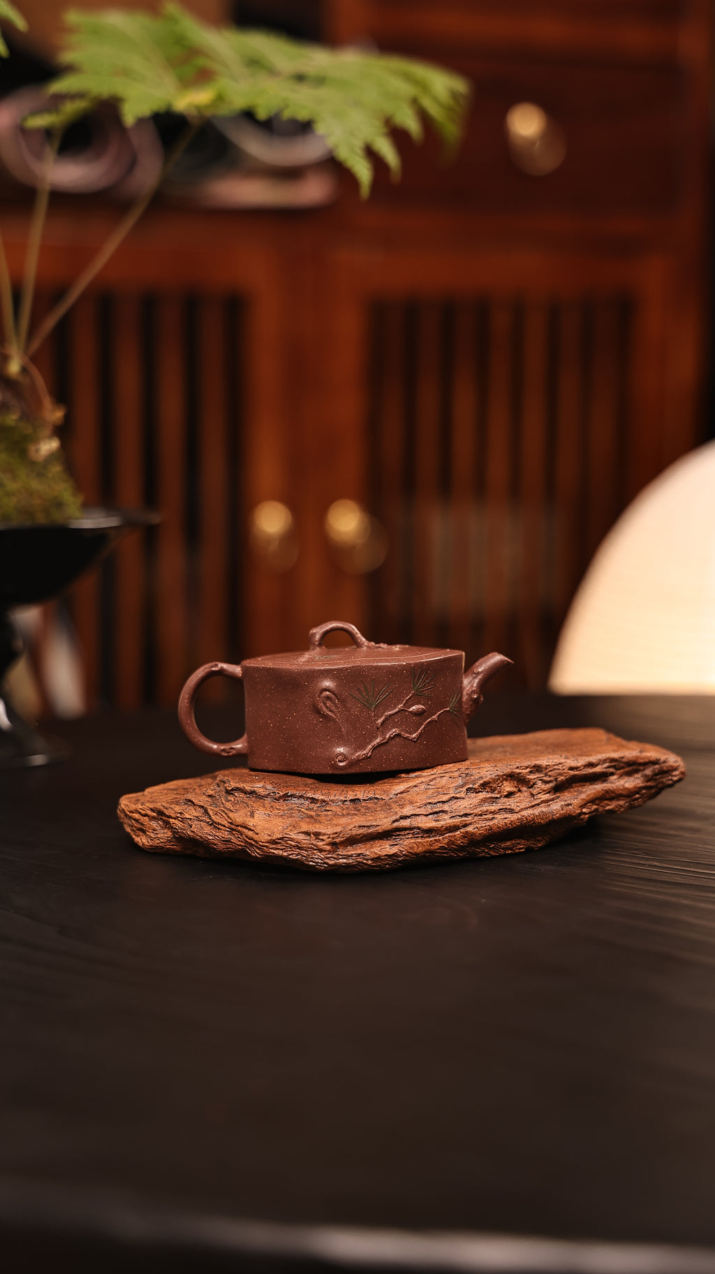 Handmade Yixing Zisha Teapot "Xue Song" (Snow Pine) | 雪松- 102ml