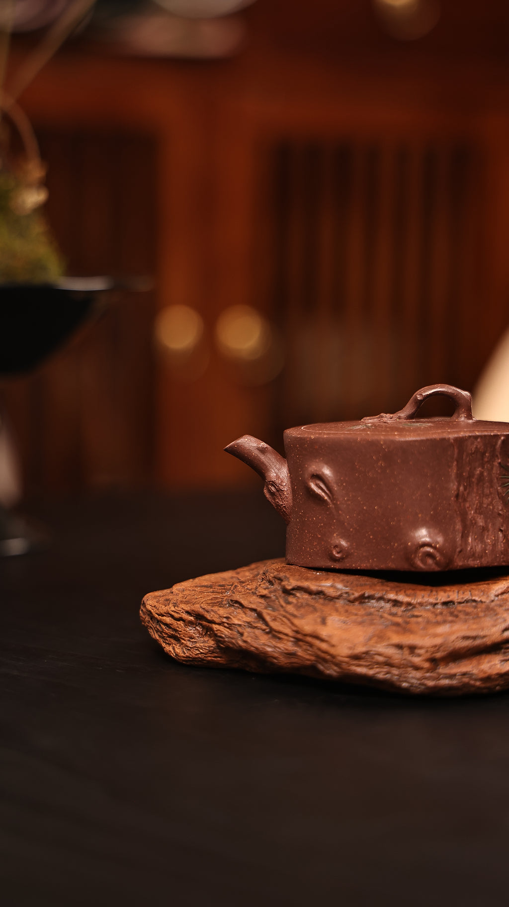 Handmade Yixing Zisha Teapot "Xue Song" (Snow Pine) | 雪松- 102ml