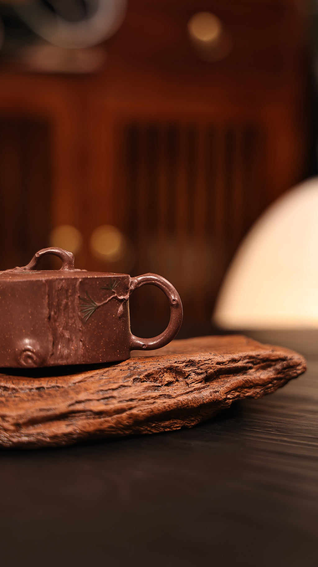 Handmade Yixing Zisha Teapot "Xue Song" (Snow Pine) | 雪松- 102ml