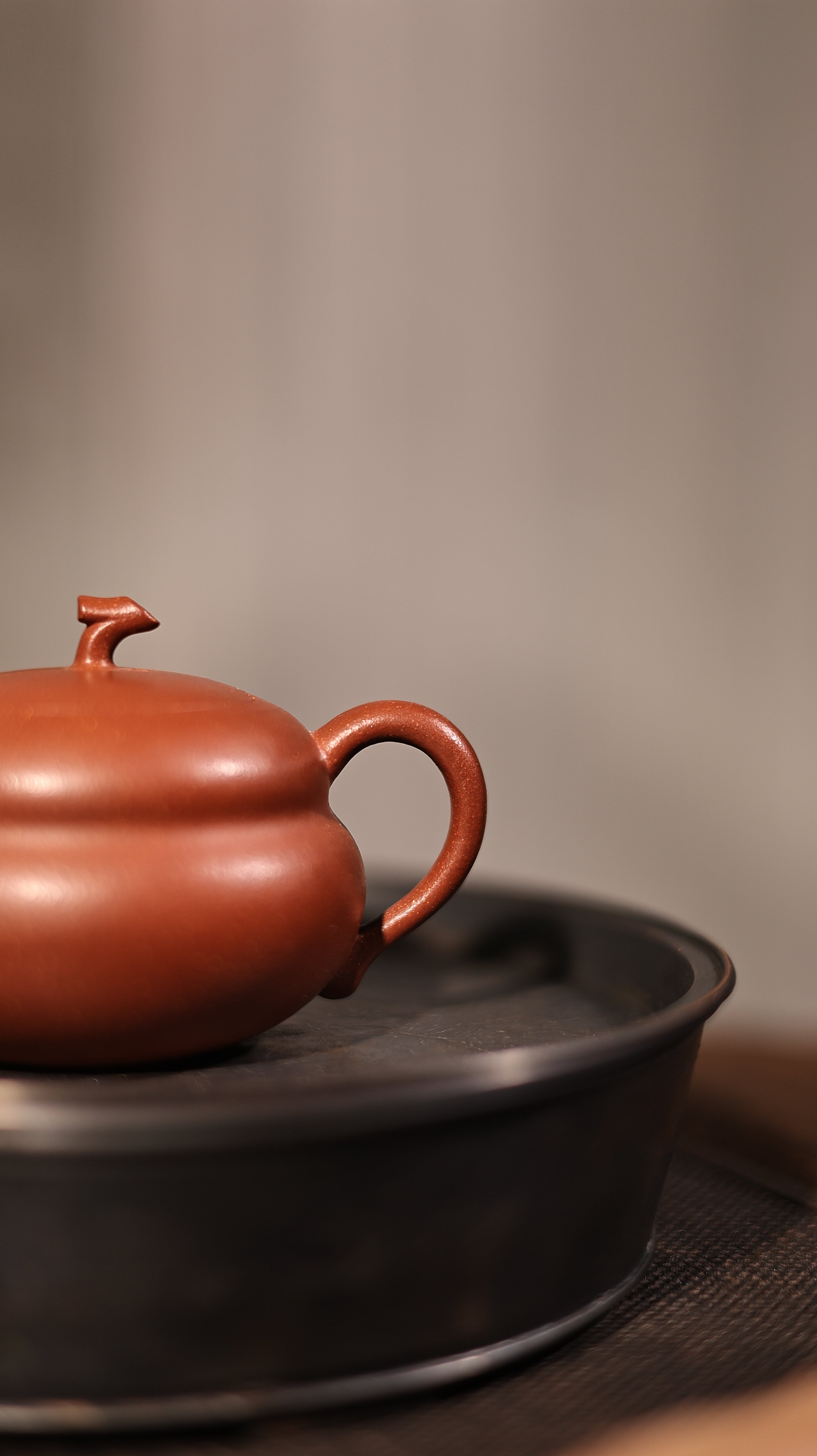 Handmade Yixing Zisha Teapot "Fu Yuan Hu Lu" (Fortunate Gourd) | 福圆葫芦 - 93 ml