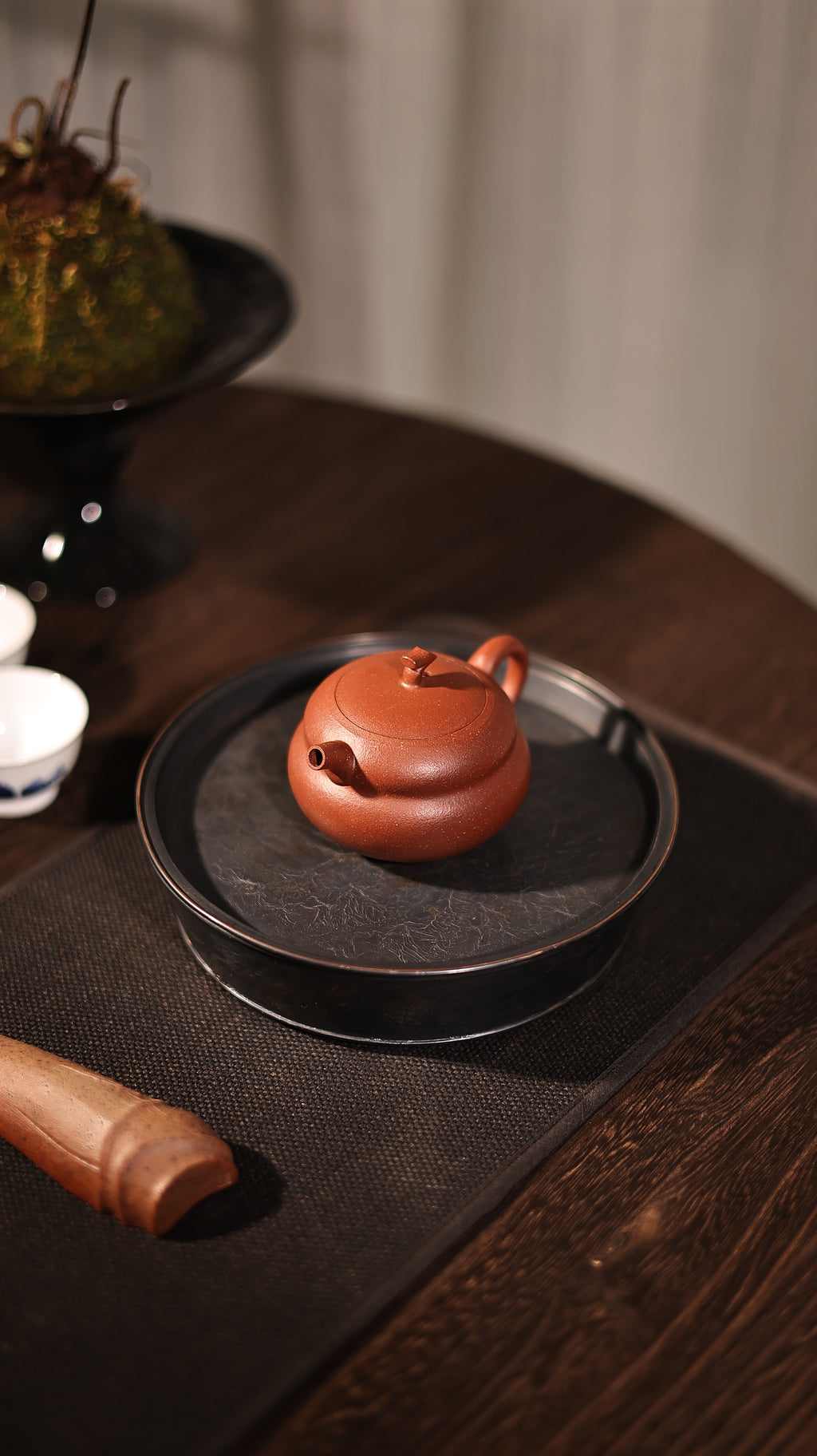 Handmade Yixing Zisha Teapot "Fu Yuan Hu Lu" (Fortunate Gourd) | 福圆葫芦 - 93 ml