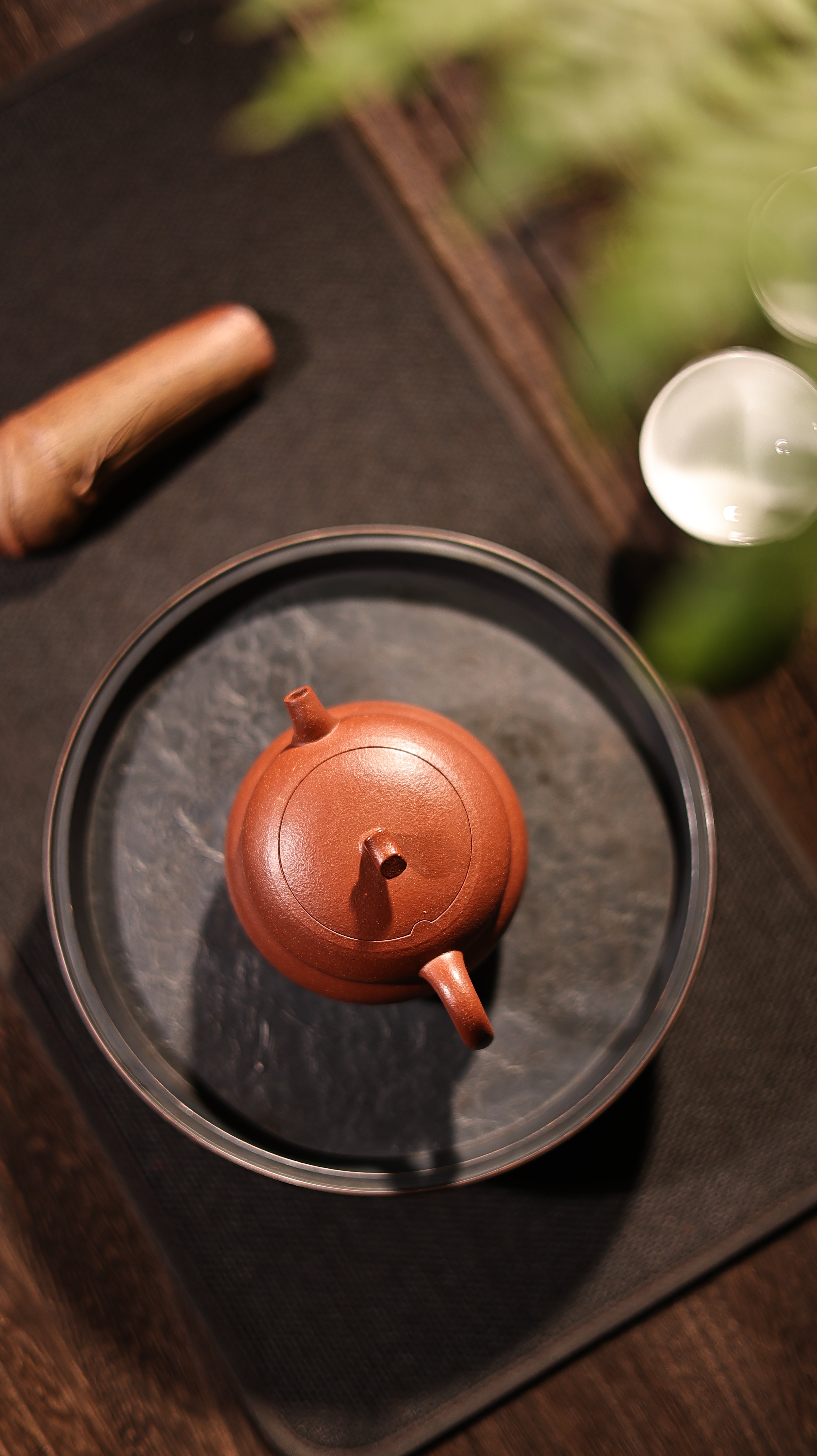 Handmade Yixing Zisha Teapot "Fu Yuan Hu Lu" (Fortunate Gourd) | 福圆葫芦 - 93 ml