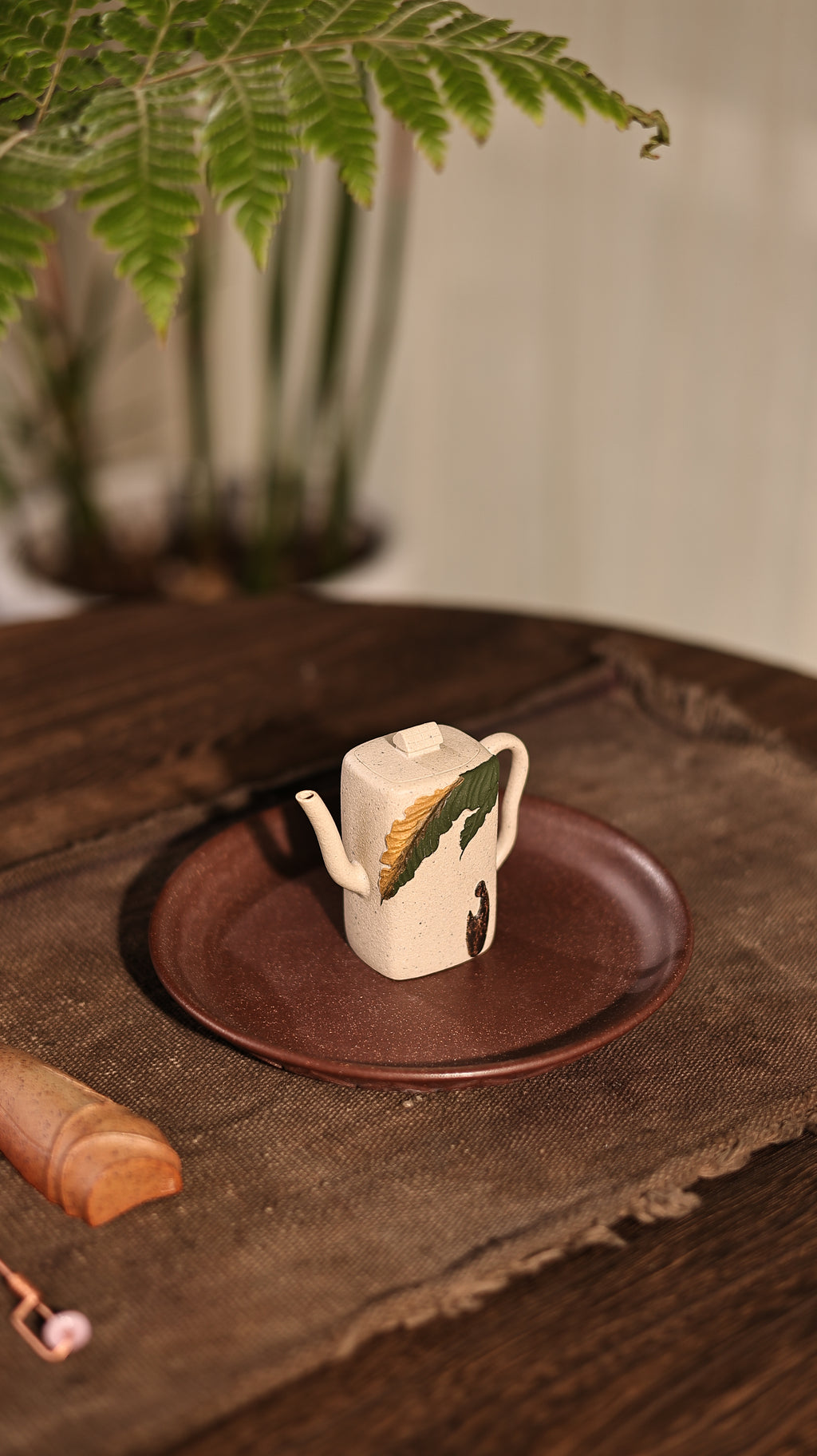 Handmade Yixing Zisha Teapot "Ren Jian Yan Huo" (The Warmth of Life)  | 人间烟火 - 104ml