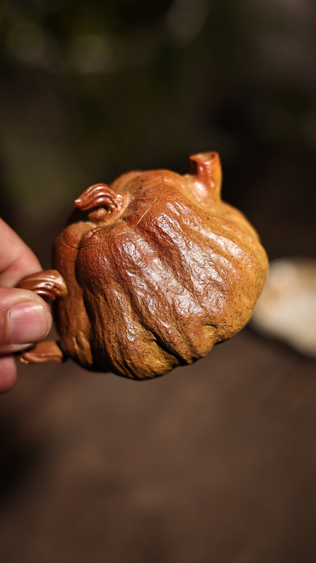 Handmade Yixing Zisha Teapot "Da Zhuo Gua" | 大拙瓜 - 95 ml