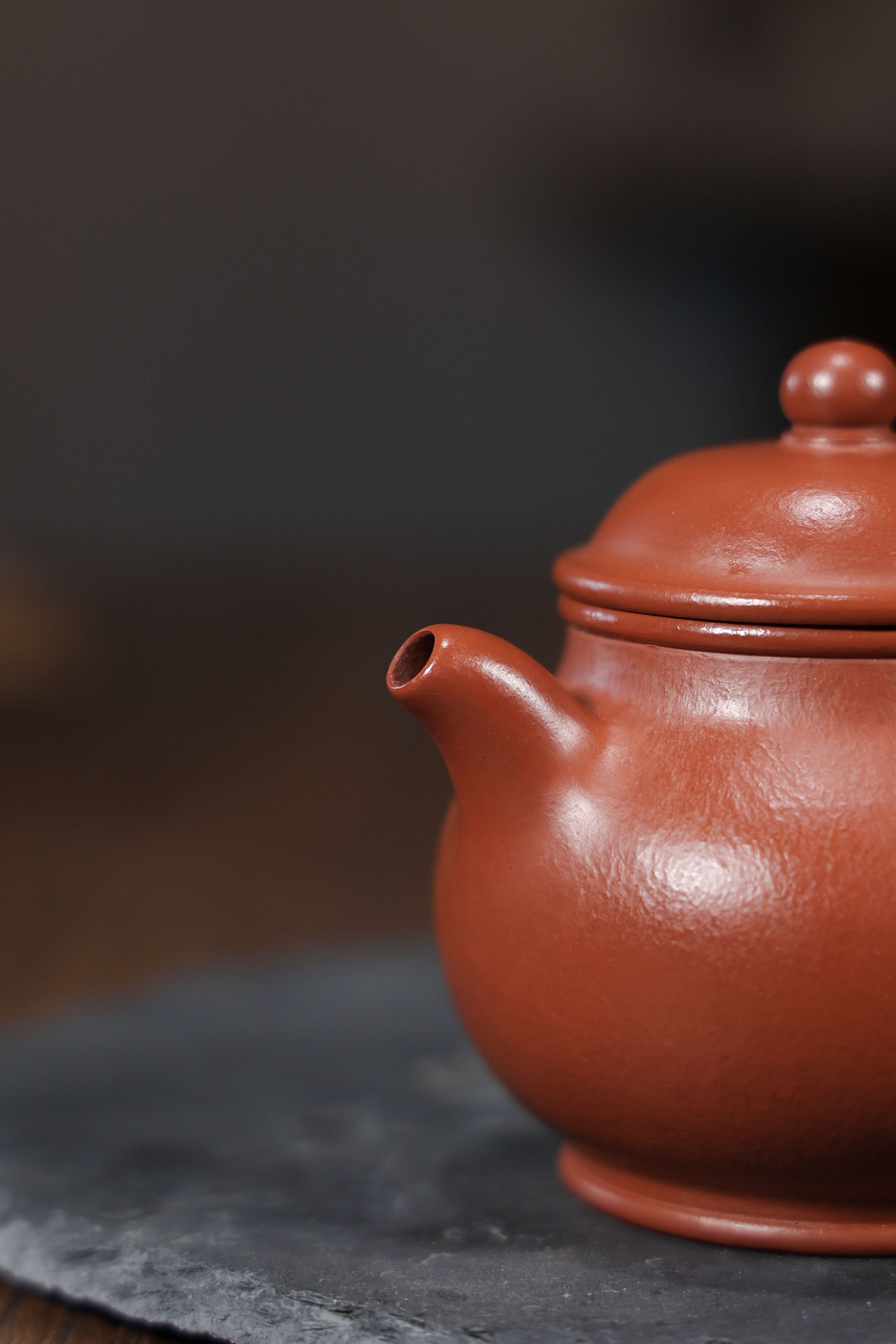 Handmade Yixing Zisha Teapot "Pan Hu" | 潘壶 - 170ml