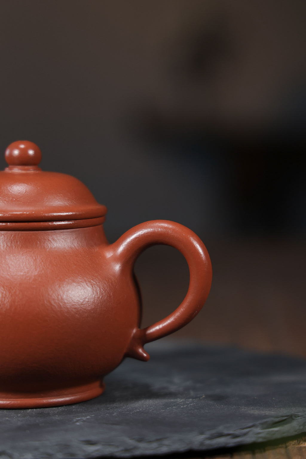 Handmade Yixing Zisha Teapot "Pan Hu" | 潘壶 - 170ml