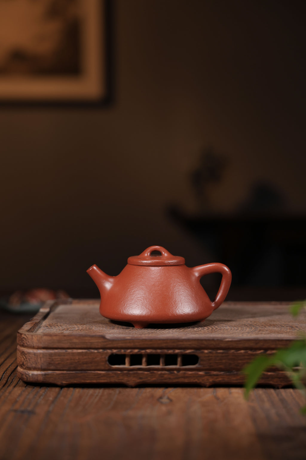 Handmade Yixing Zisha Teapot "Zi Ye" (Ziye Shi Piao / Stone Scoop) | 子冶石瓢 - 170ml