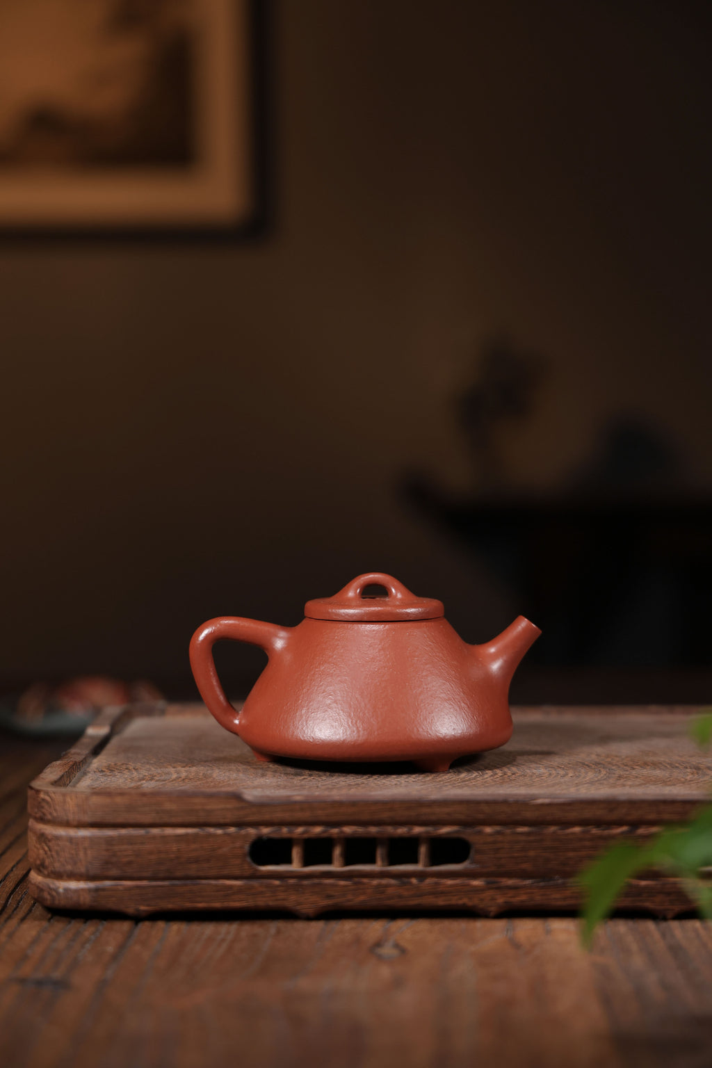 Handmade Yixing Zisha Teapot "Zi Ye" (Ziye Shi Piao / Stone Scoop) | 子冶石瓢 - 170ml