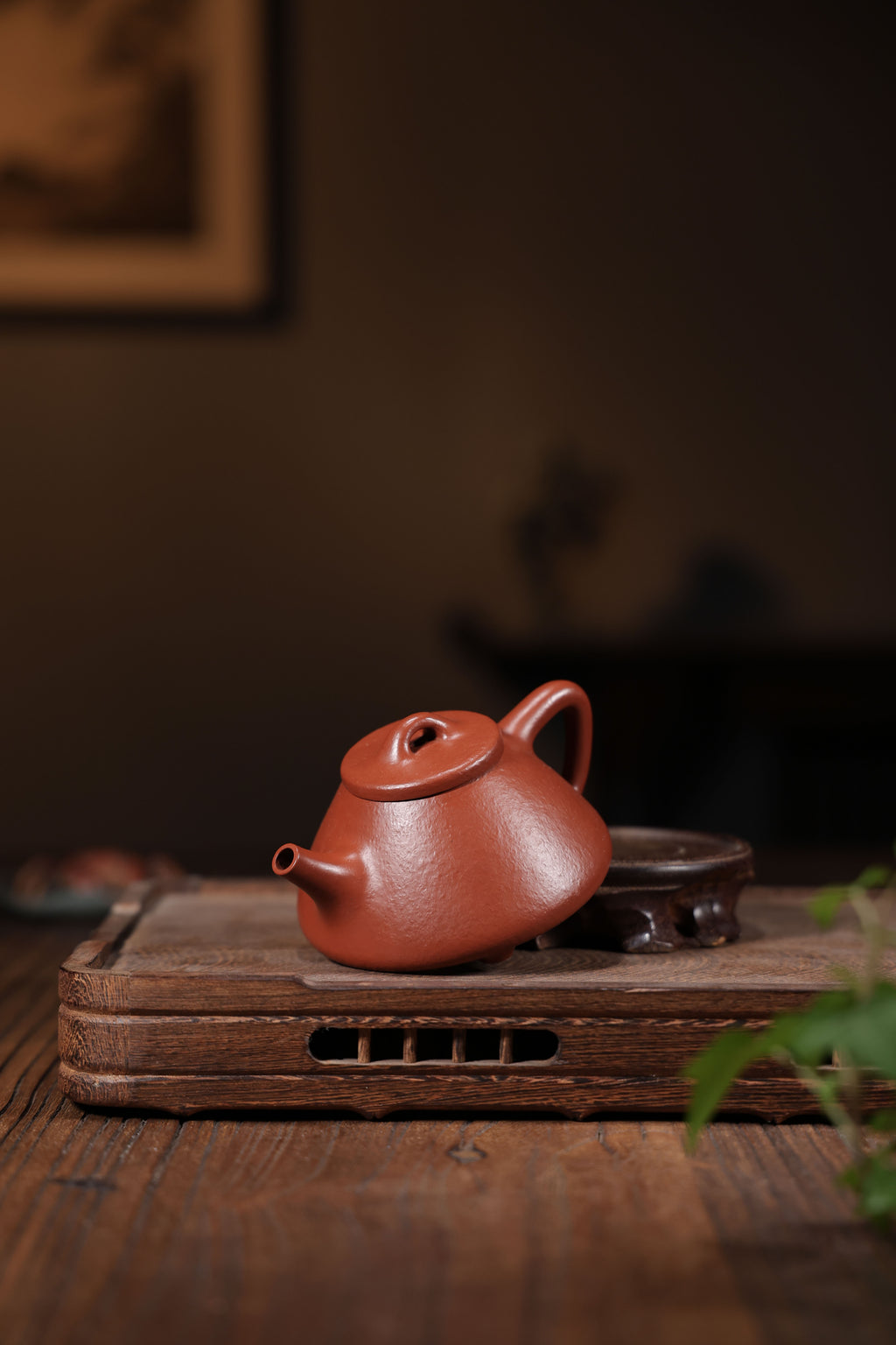 Handmade Yixing Zisha Teapot "Zi Ye" (Ziye Shi Piao / Stone Scoop) | 子冶石瓢 - 170ml