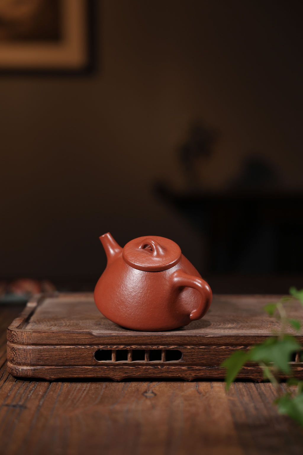 Handmade Yixing Zisha Teapot "Zi Ye" (Ziye Shi Piao / Stone Scoop) | 子冶石瓢 - 170ml