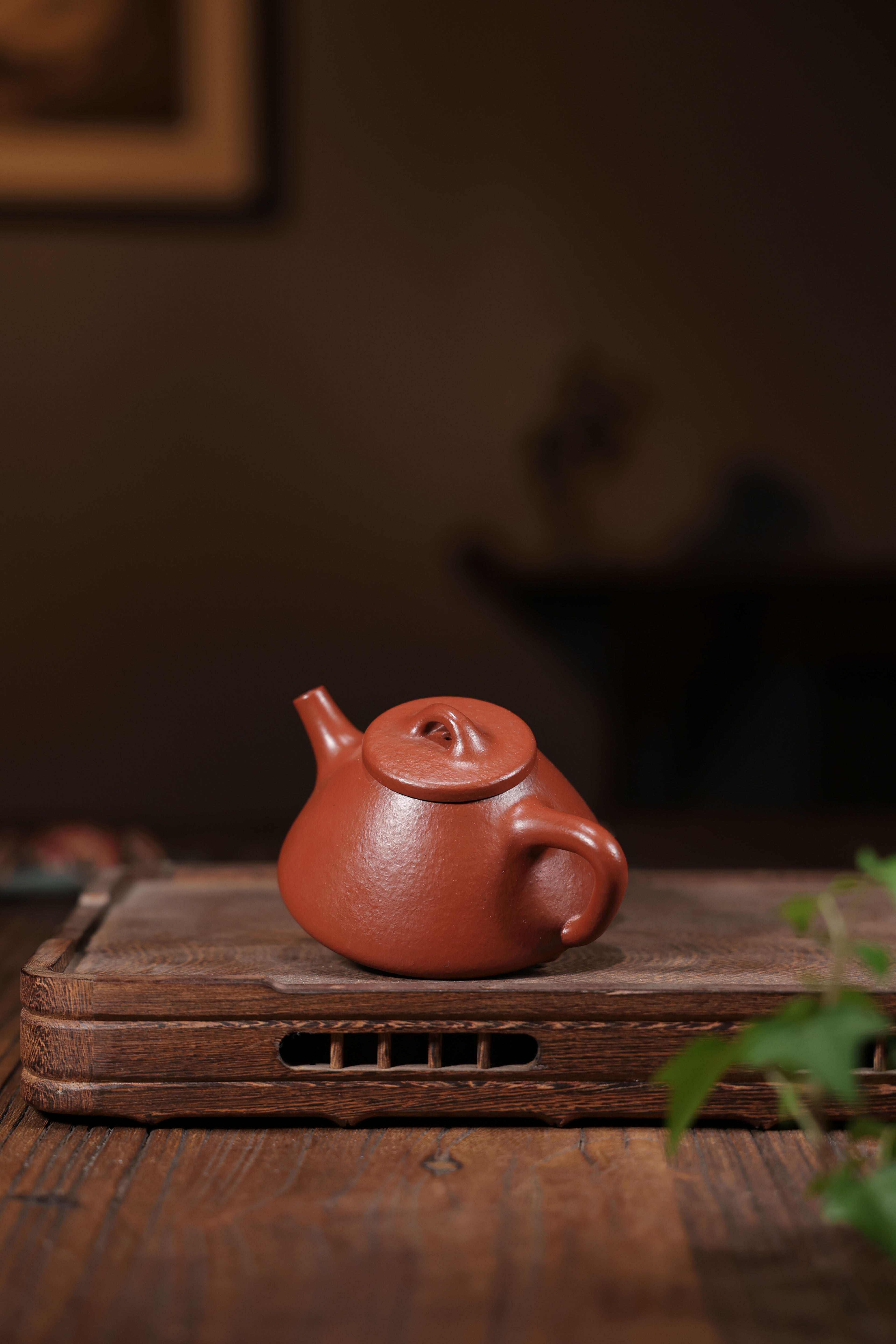 Handmade Yixing Zisha Teapot "Zi Ye" (Ziye Shi Piao / Stone Scoop) | 子冶石瓢 - 170ml