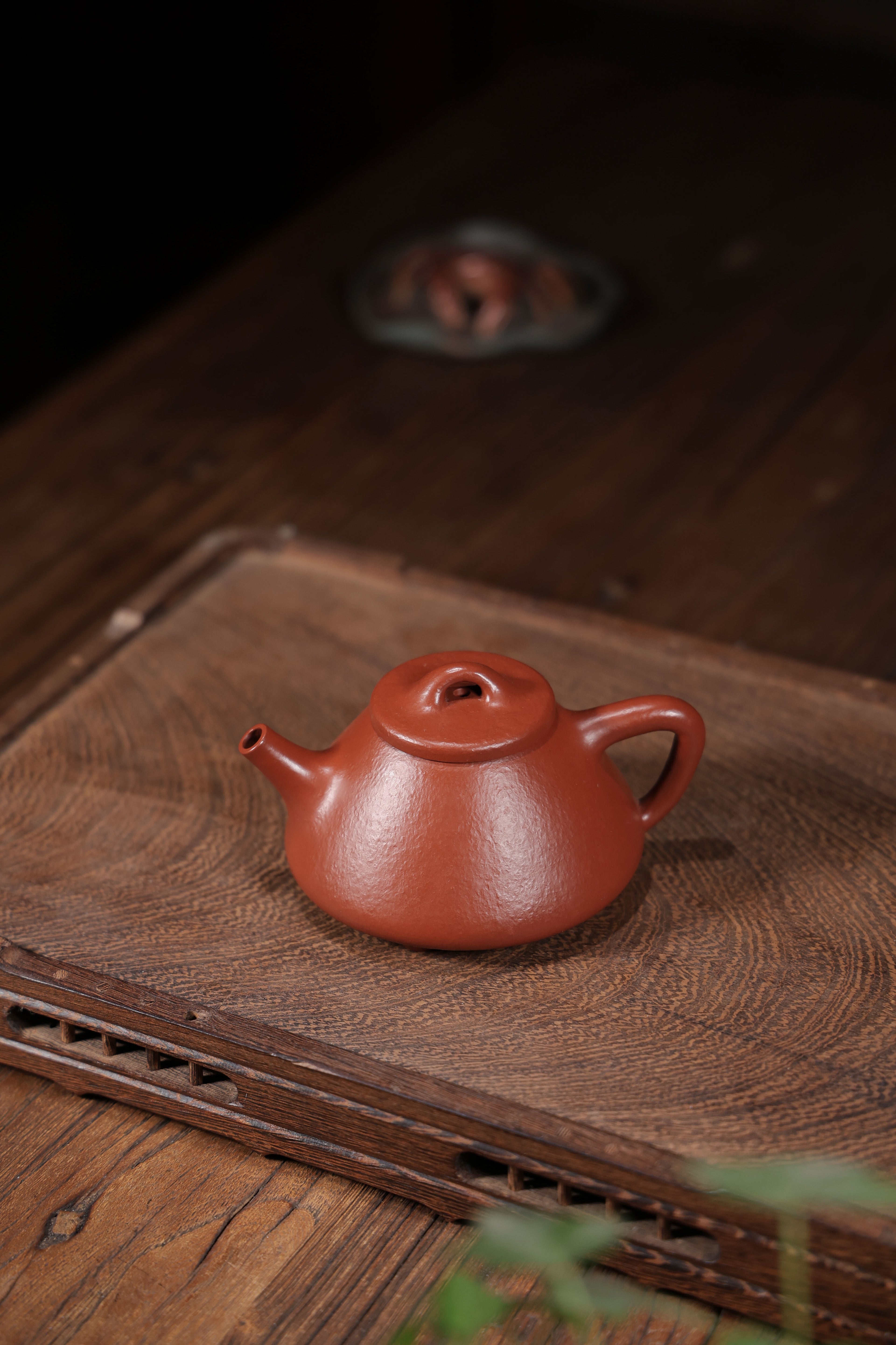 Handmade Yixing Zisha Teapot "Zi Ye" (Ziye Shi Piao / Stone Scoop) | 子冶石瓢 - 170ml