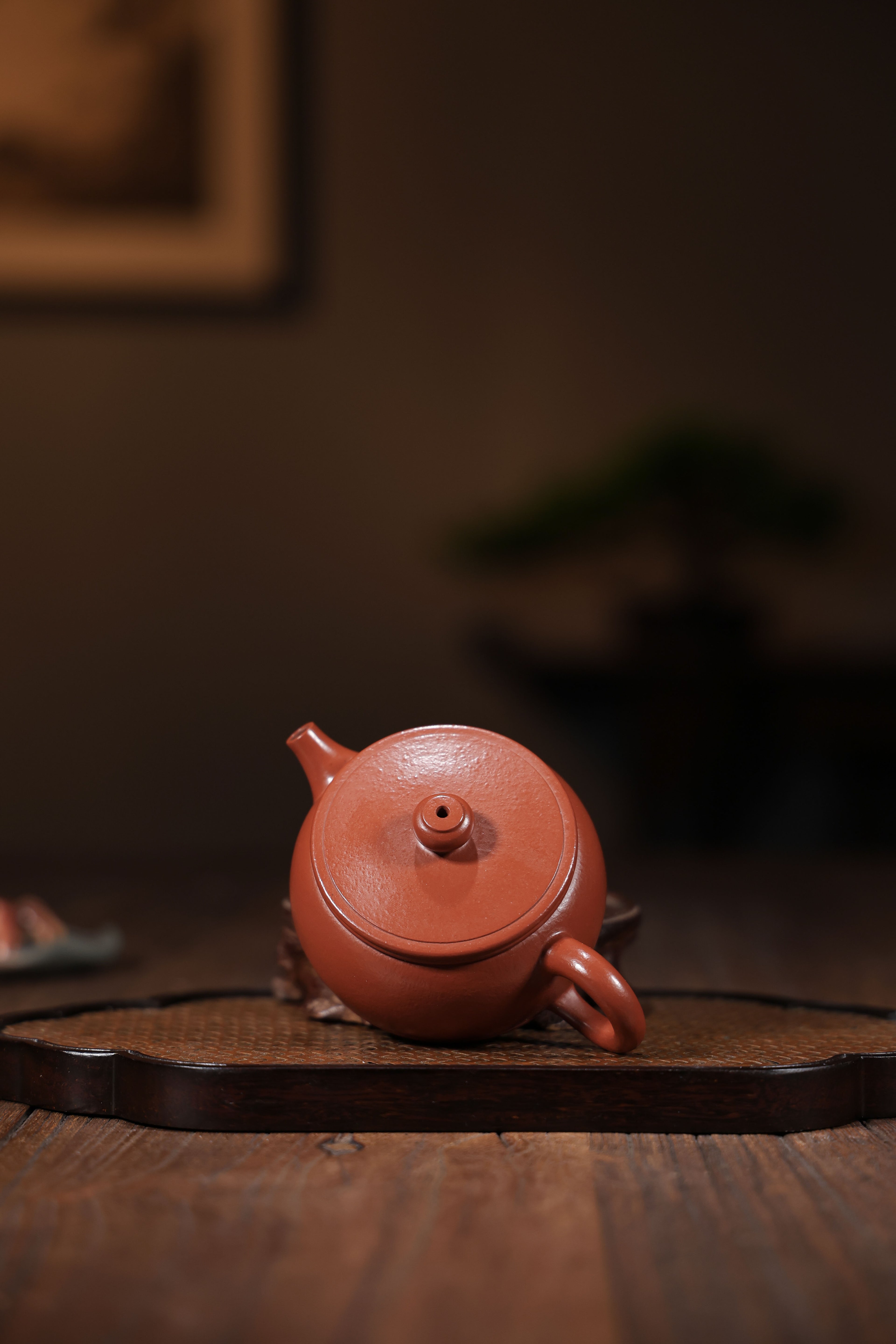 Handmade Yixing Zisha Teapot "Le Gu" (Joyful Drum) | 乐鼓 - 130ml