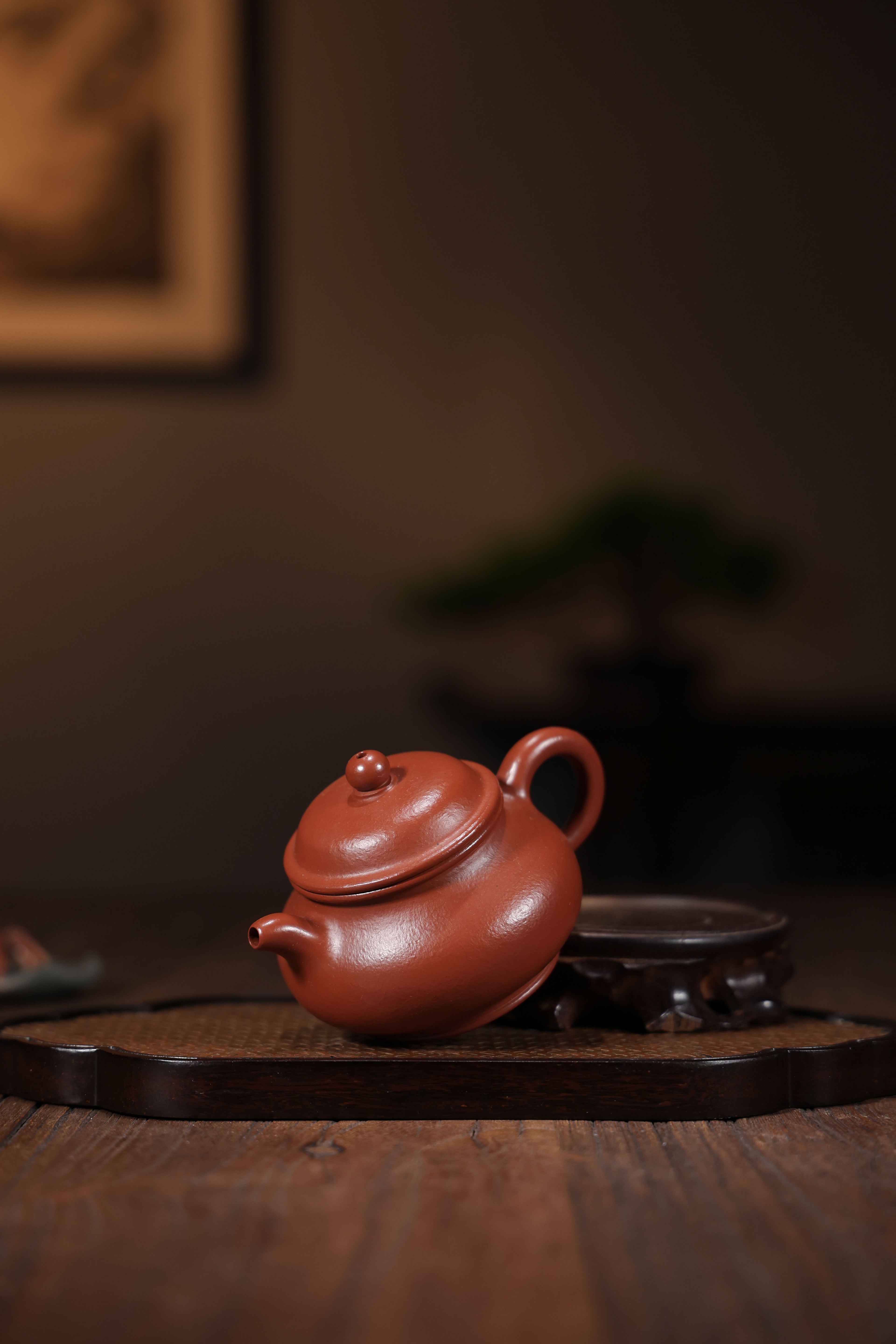 Handmade Yixing Zisha Teapot "Ai Pan" | 矮潘 - 150ml