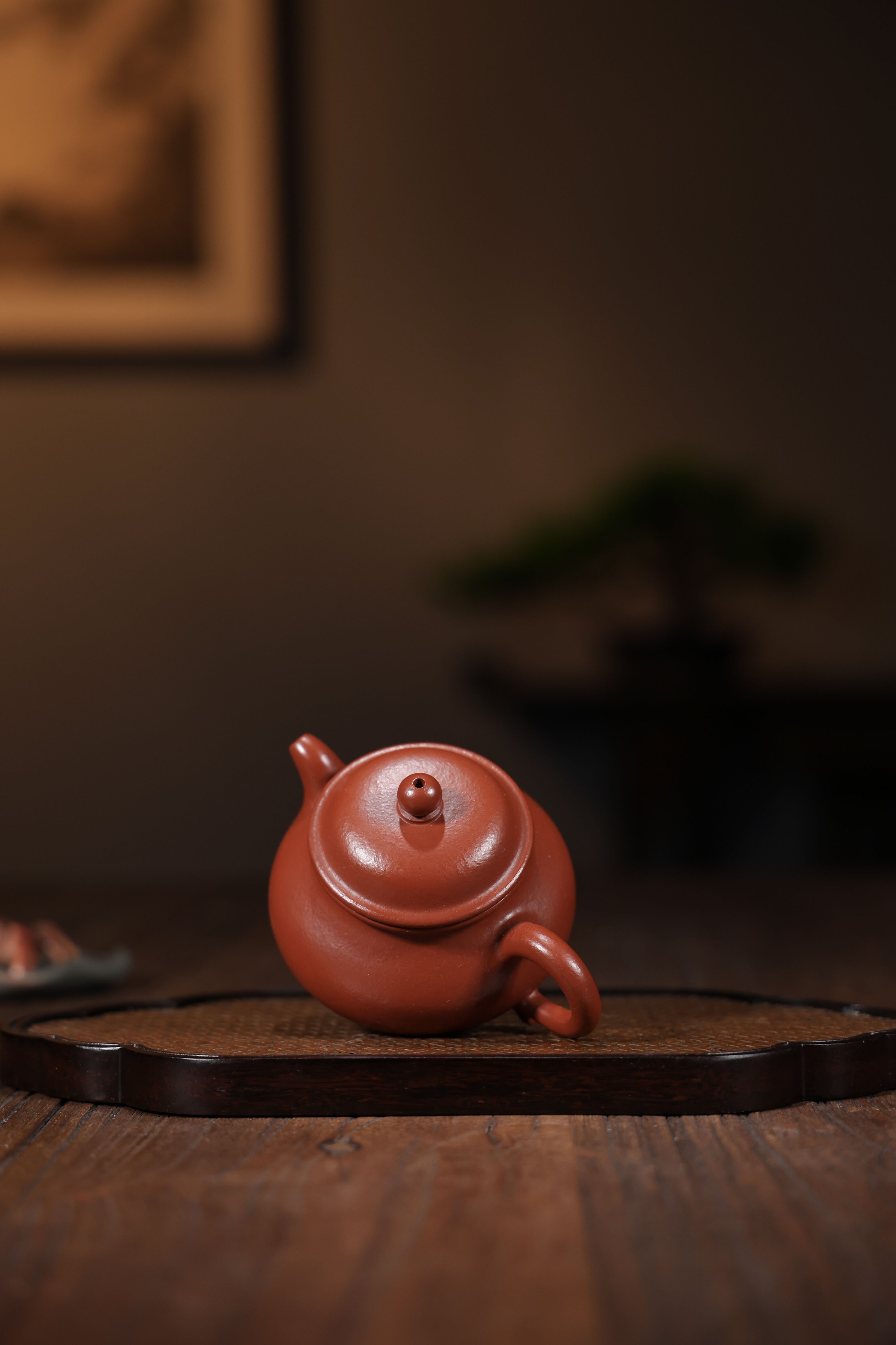 Handmade Yixing Zisha Teapot "Ai Pan" | 矮潘 - 150ml
