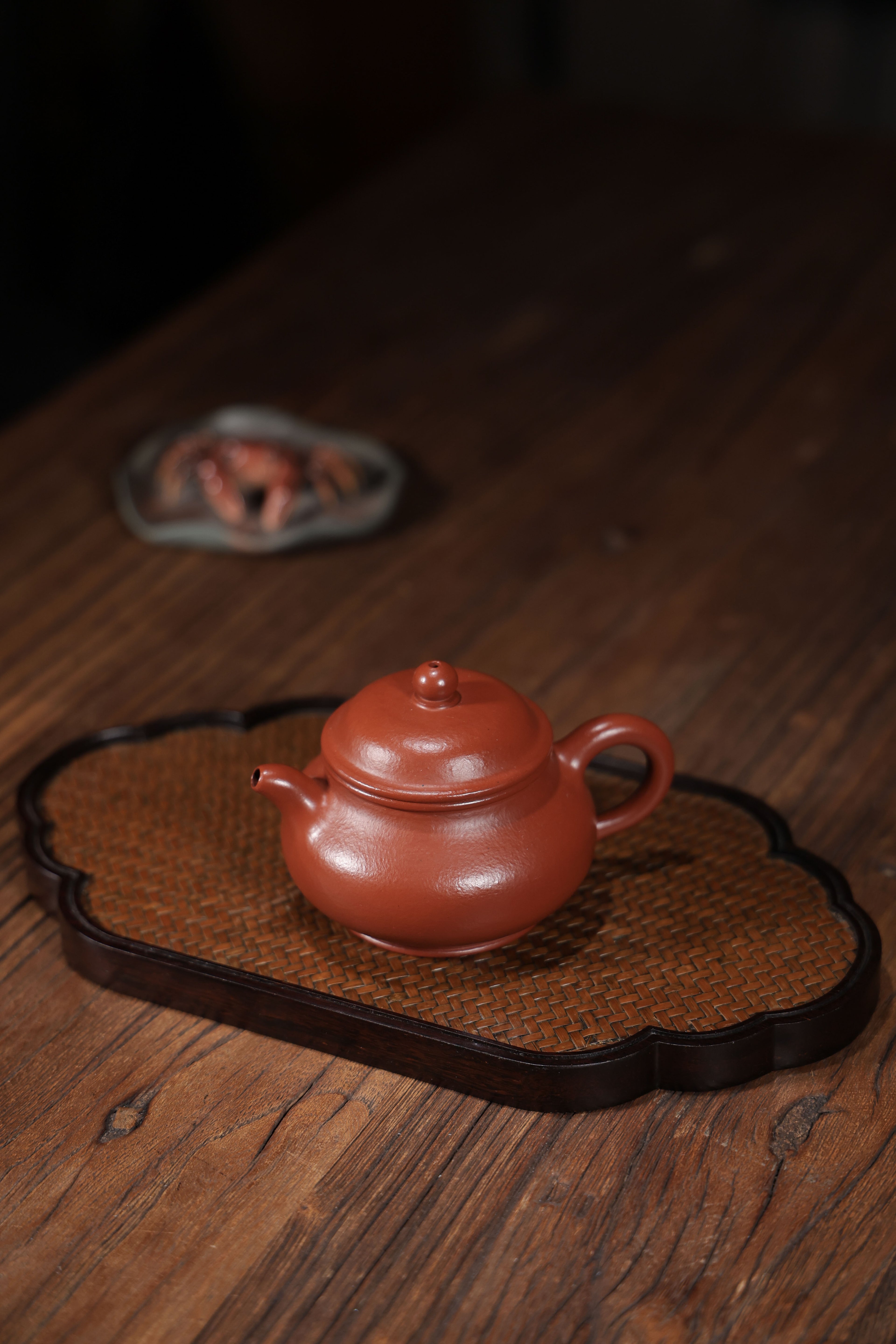 Handmade Yixing Zisha Teapot "Ai Pan" | 矮潘 - 150ml