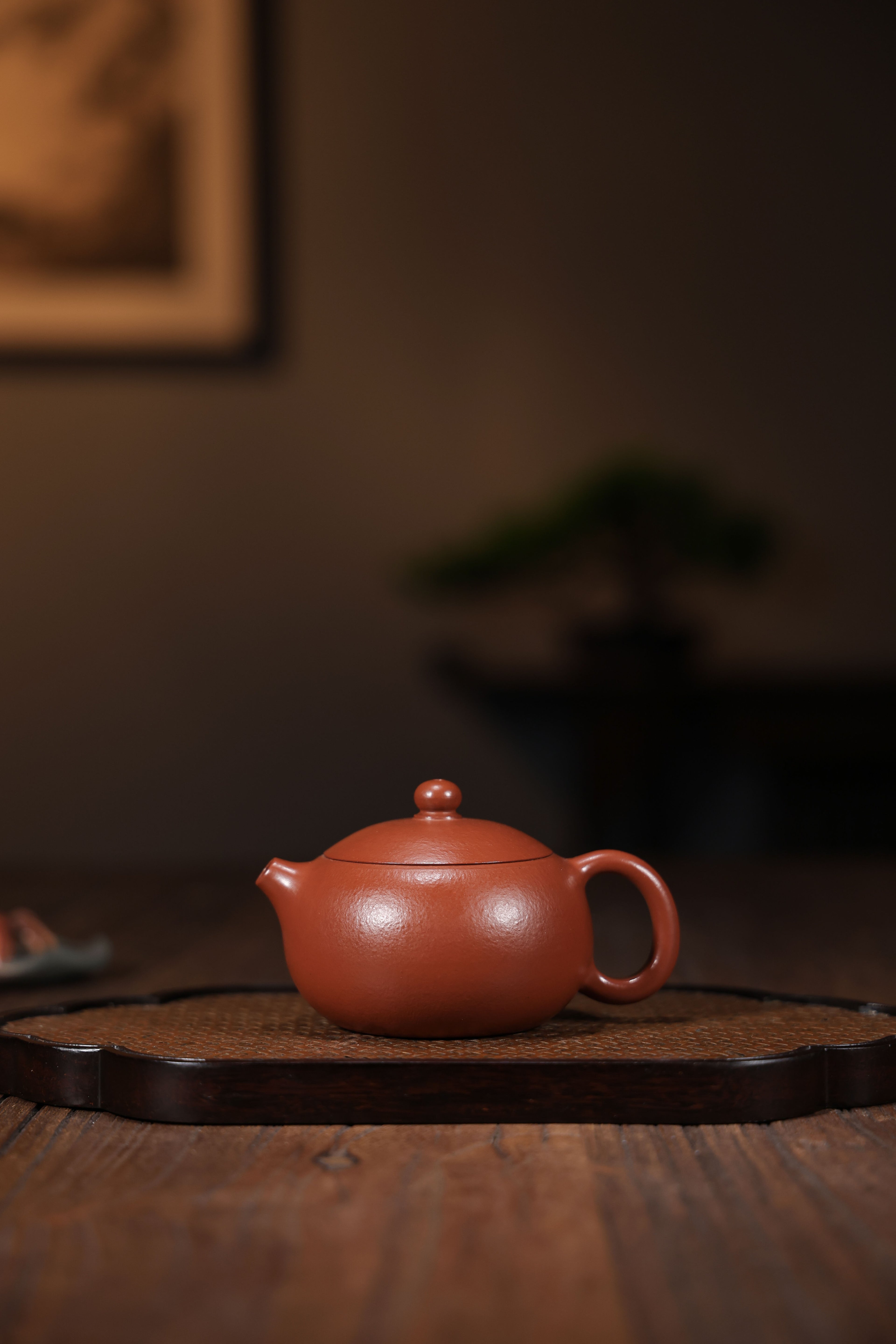 Handmade Yixing Zisha Teapot "Bian Xi Shi" | 扁西施 - 150ml