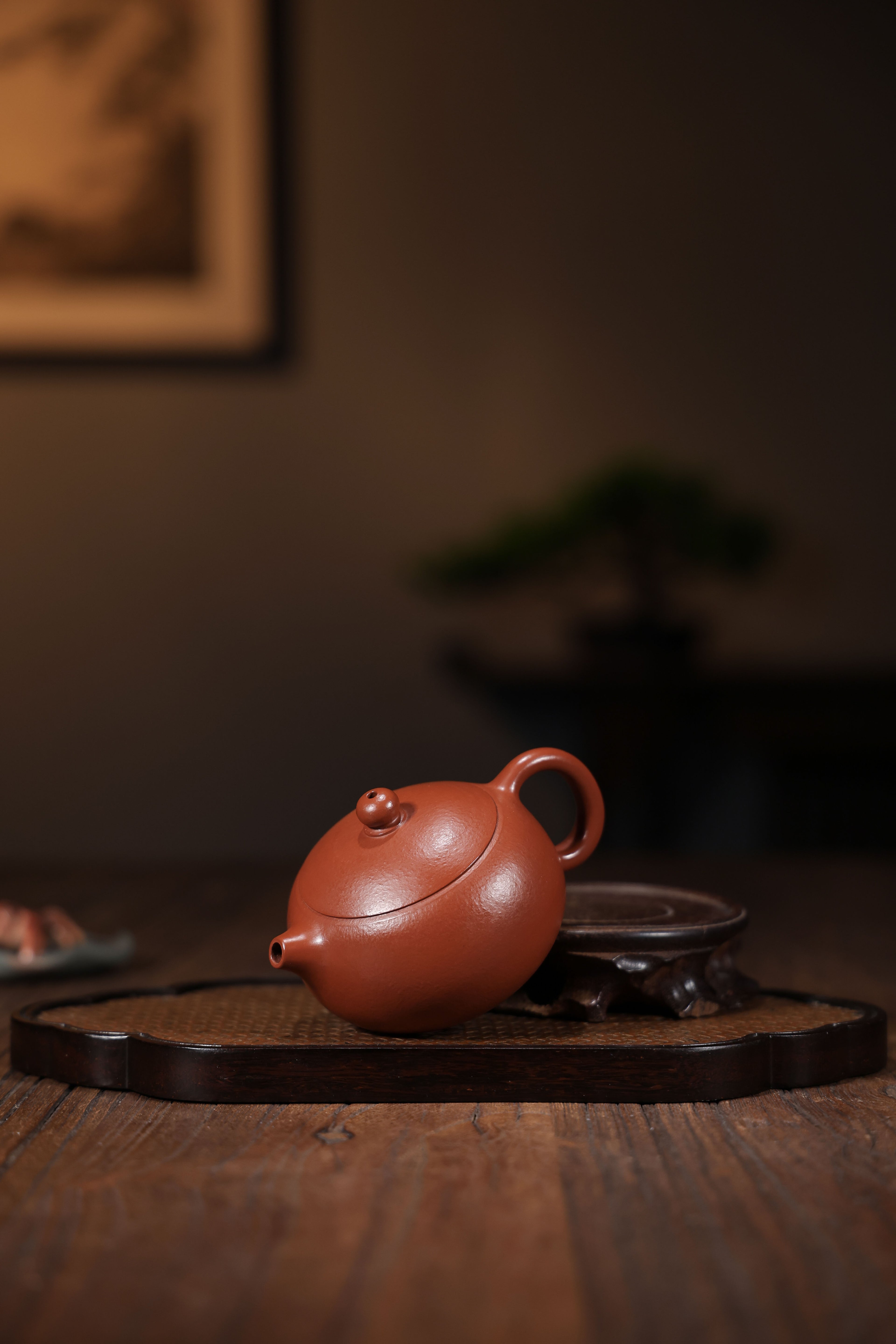 Handmade Yixing Zisha Teapot "Bian Xi Shi" | 扁西施 - 150ml