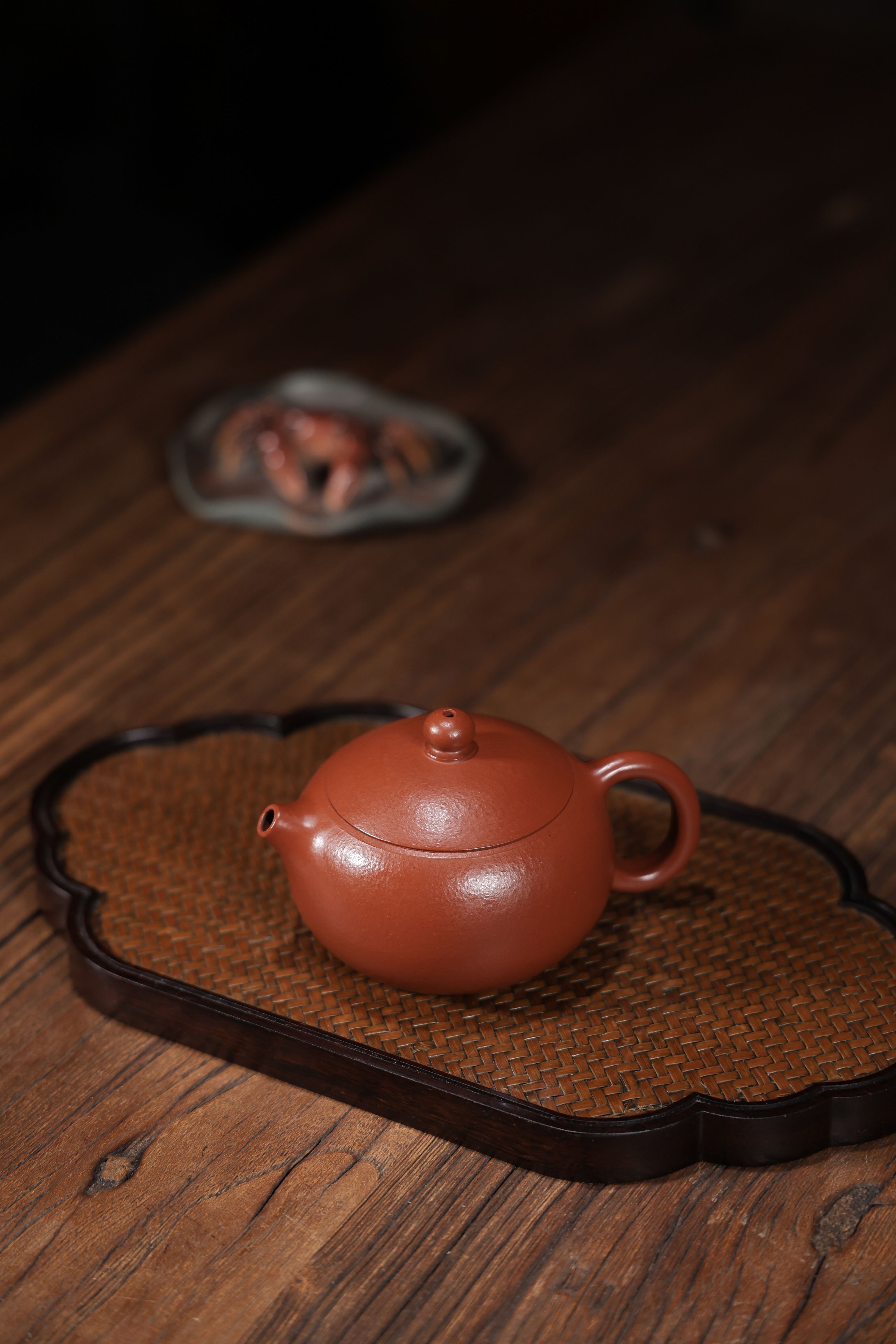 Handmade Yixing Zisha Teapot "Bian Xi Shi" | 扁西施 - 150ml