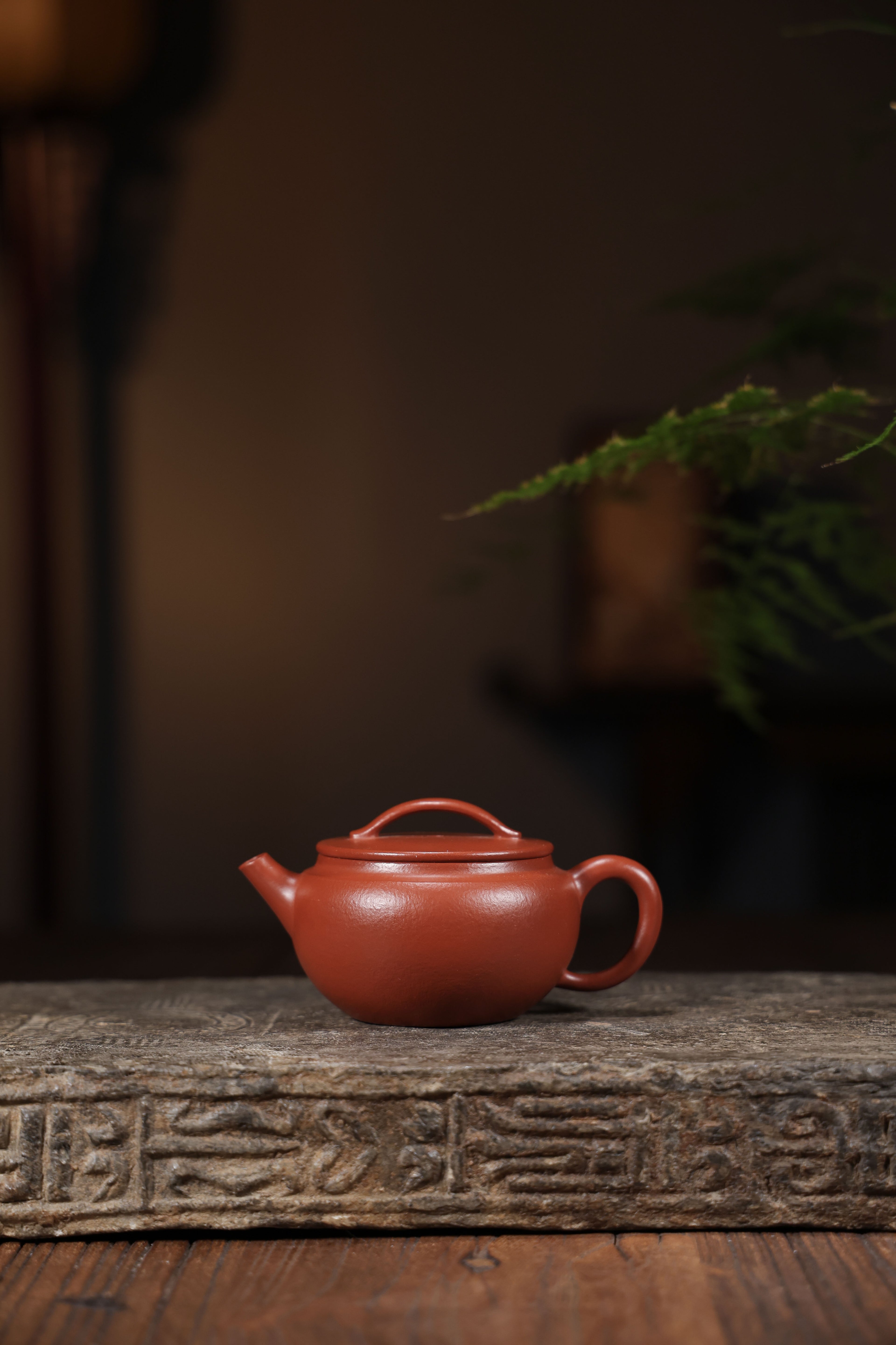 Handmade Yixing Zisha Teapot "Ru Yi Shi Yuan" (Auspicious Round Persimmon) | 如意柿圆 - 160ml