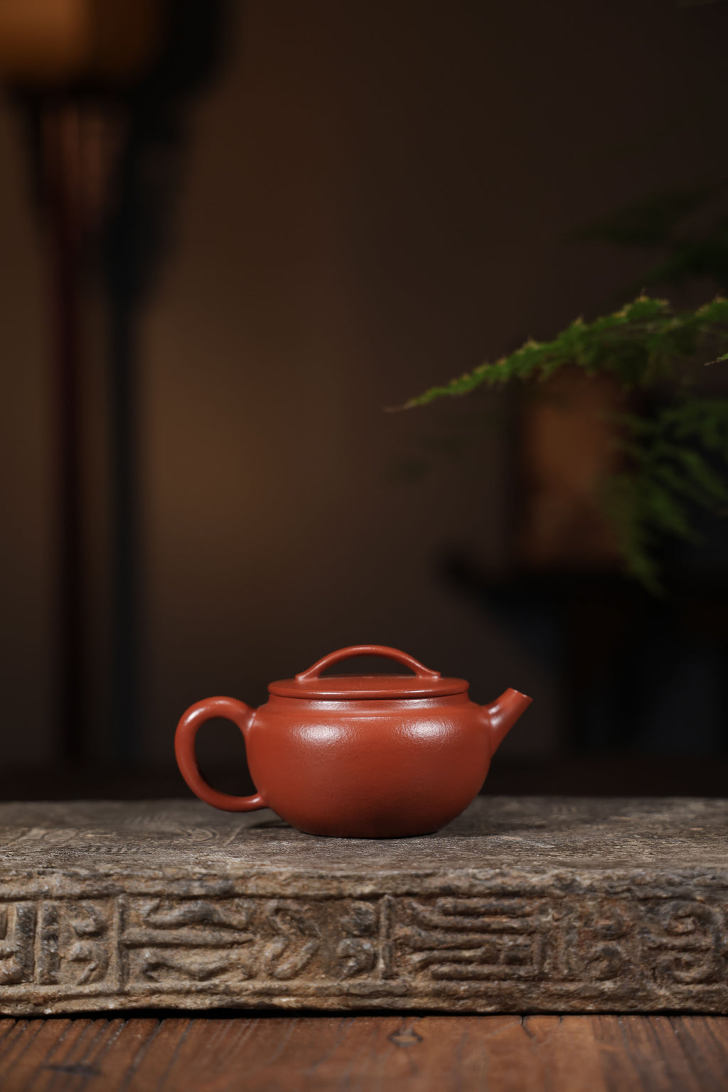 Handmade Yixing Zisha Teapot "Ru Yi Shi Yuan" (Auspicious Round Persimmon) | 如意柿圆 - 160ml
