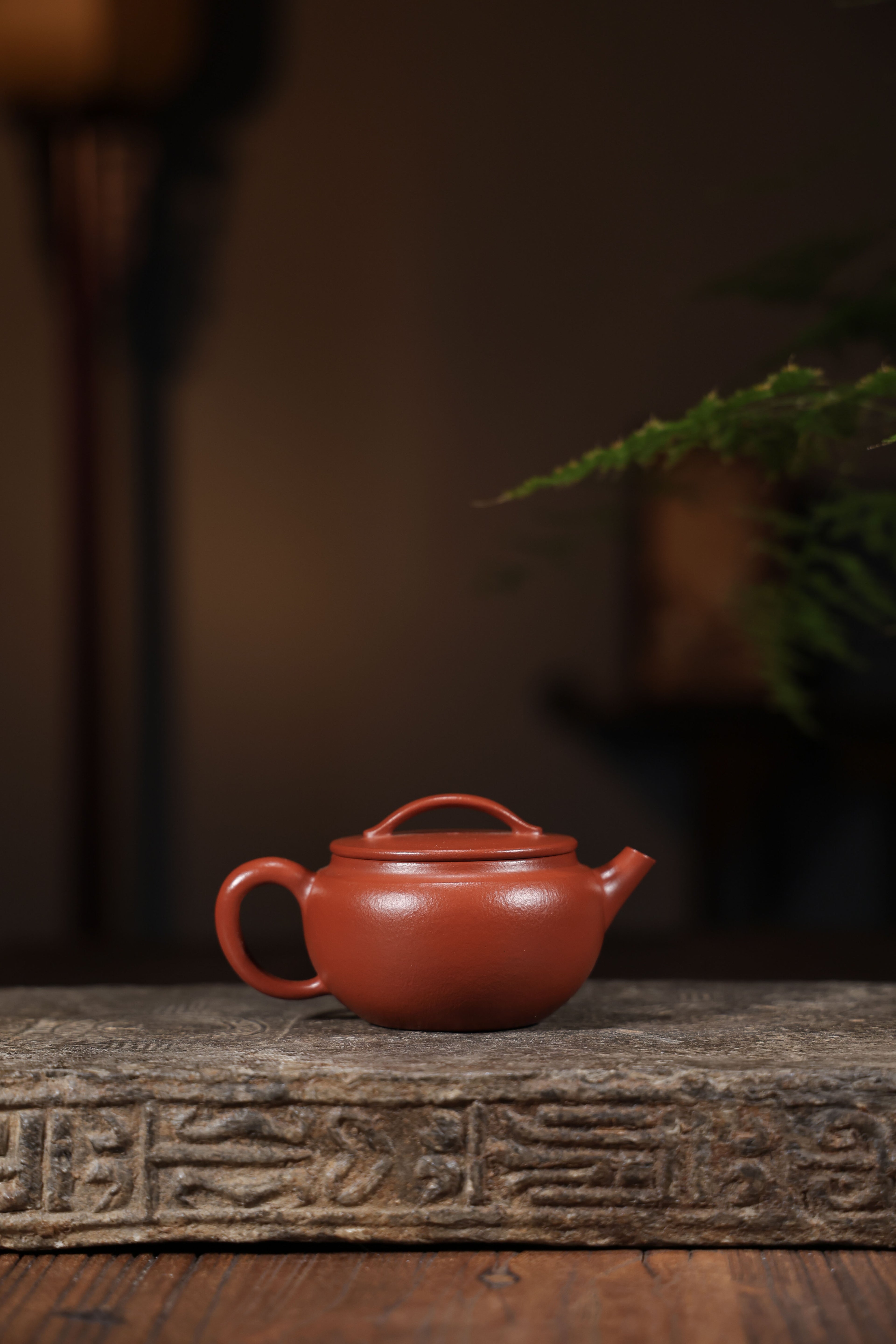 Handmade Yixing Zisha Teapot "Ru Yi Shi Yuan" (Auspicious Round Persimmon) | 如意柿圆 - 160ml