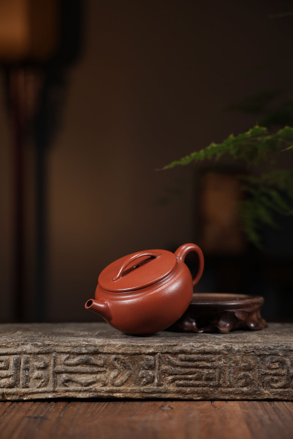Handmade Yixing Zisha Teapot "Ru Yi Shi Yuan" (Auspicious Round Persimmon) | 如意柿圆 - 160ml