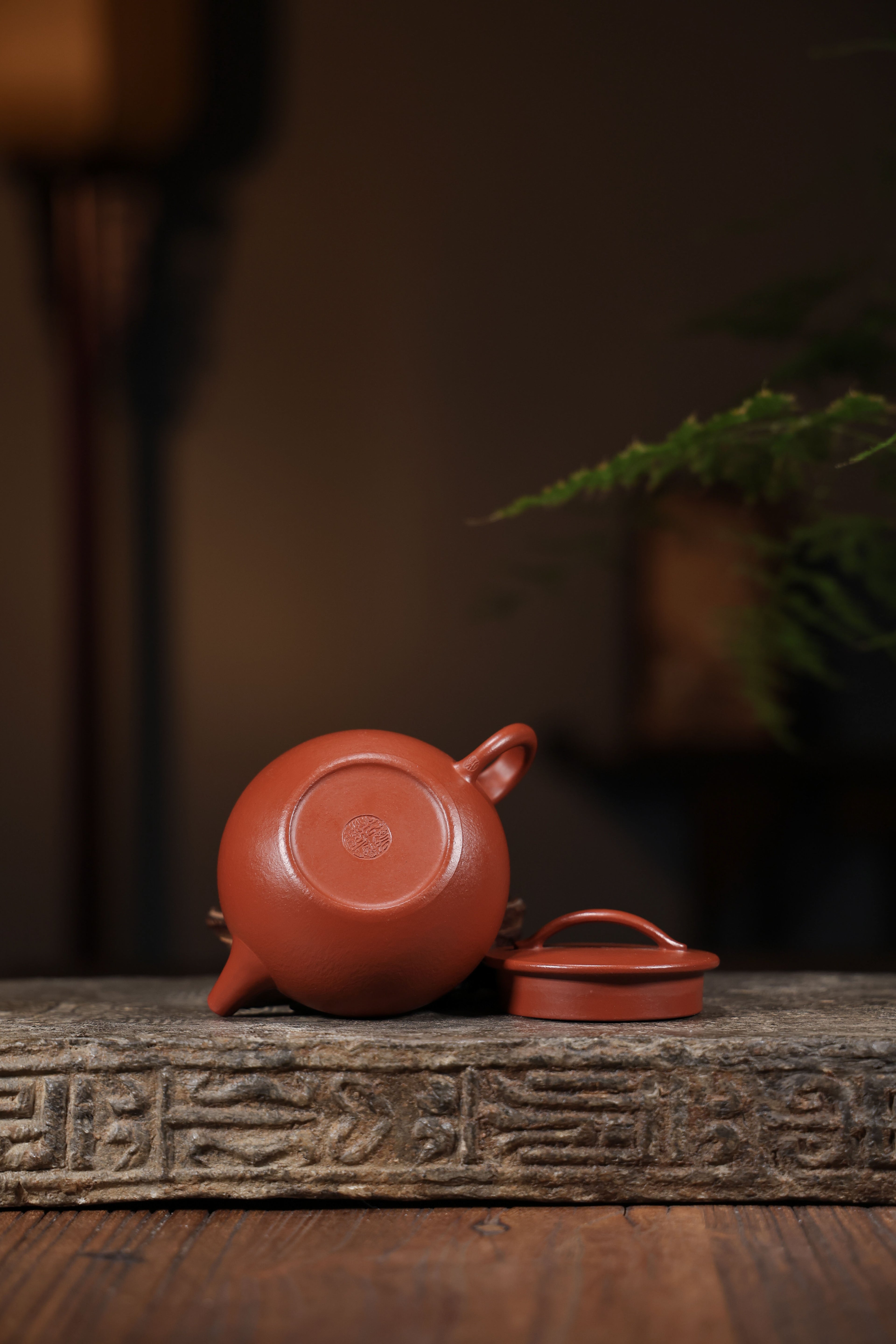 Handmade Yixing Zisha Teapot "Ru Yi Shi Yuan" (Auspicious Round Persimmon) | 如意柿圆 - 160ml