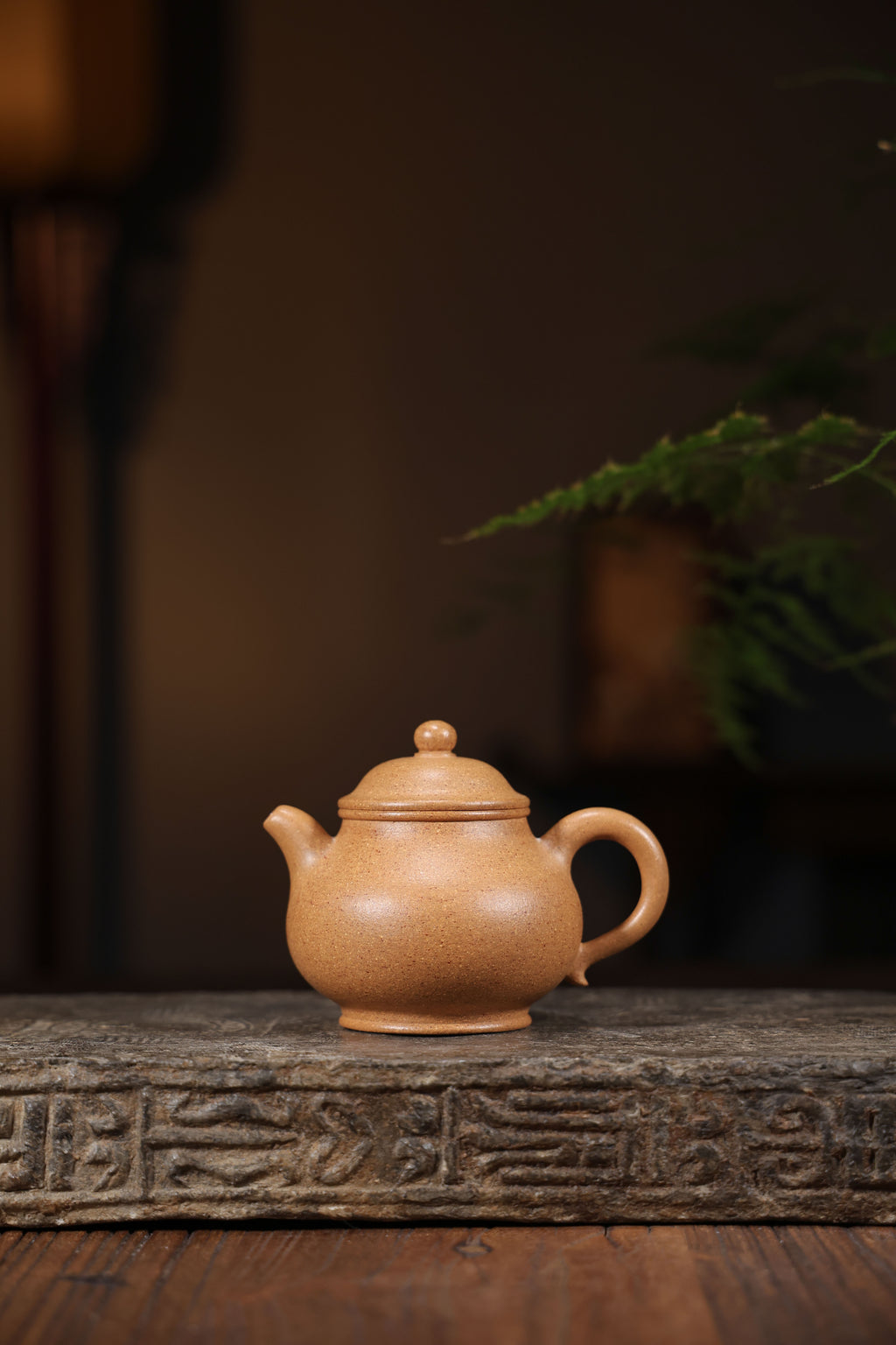 Handmade Yixing Zisha Teapot "Gao Pan" (Tall Pan Pot) | 高潘壶 - 200ml