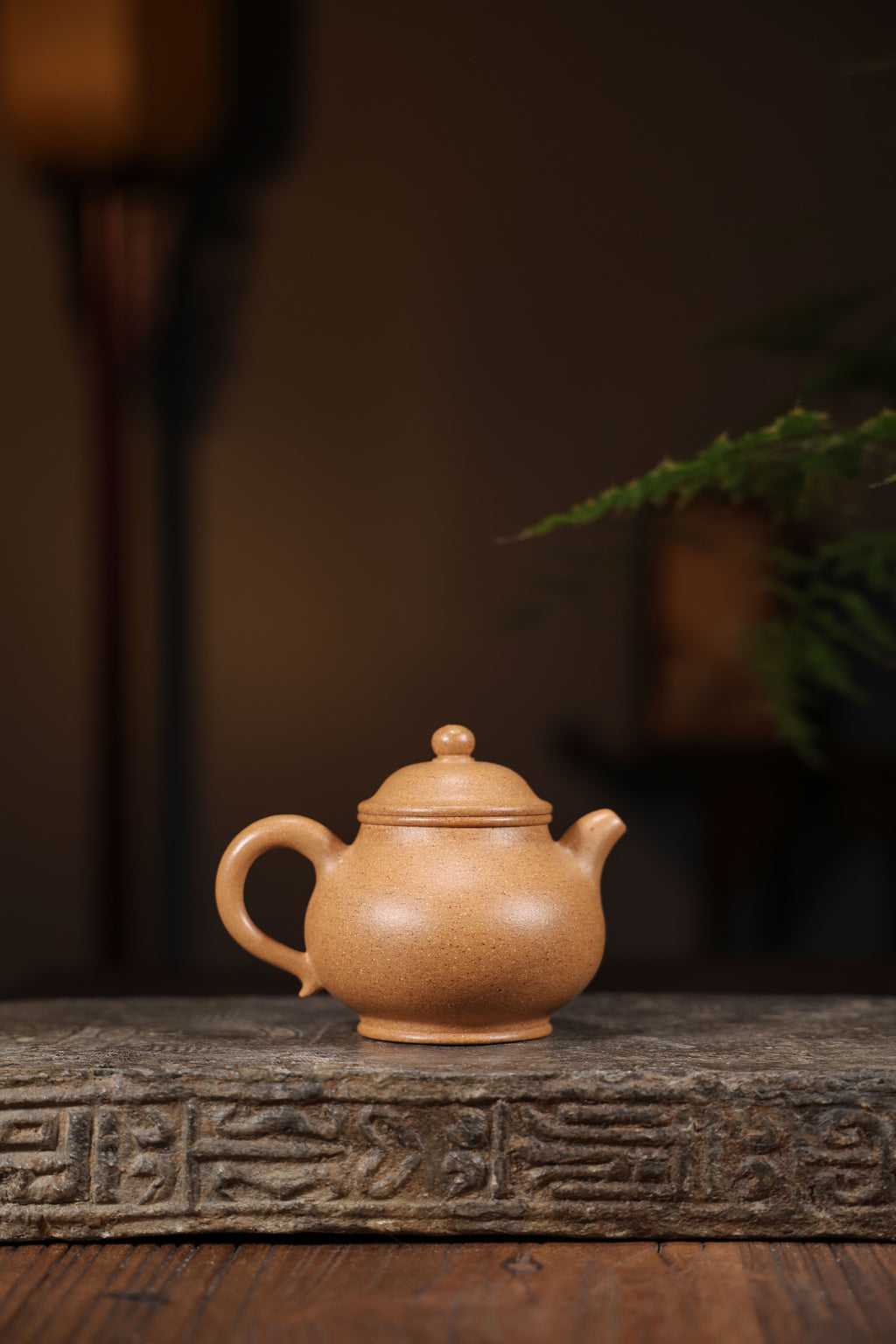 Handmade Yixing Zisha Teapot "Gao Pan" (Tall Pan Pot) | 高潘壶 - 200ml