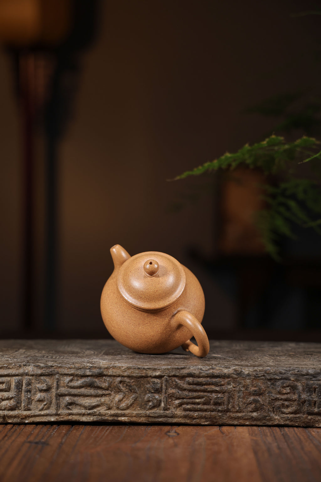 Handmade Yixing Zisha Teapot "Gao Pan" (Tall Pan Pot) | 高潘壶 - 200ml