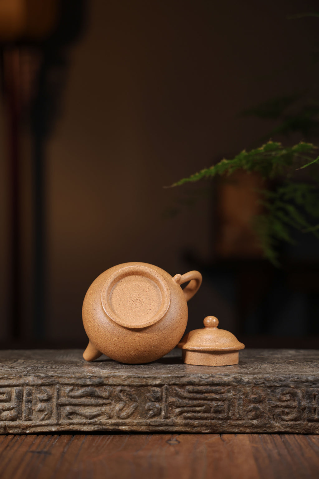 Handmade Yixing Zisha Teapot "Gao Pan" (Tall Pan Pot) | 高潘壶 - 200ml